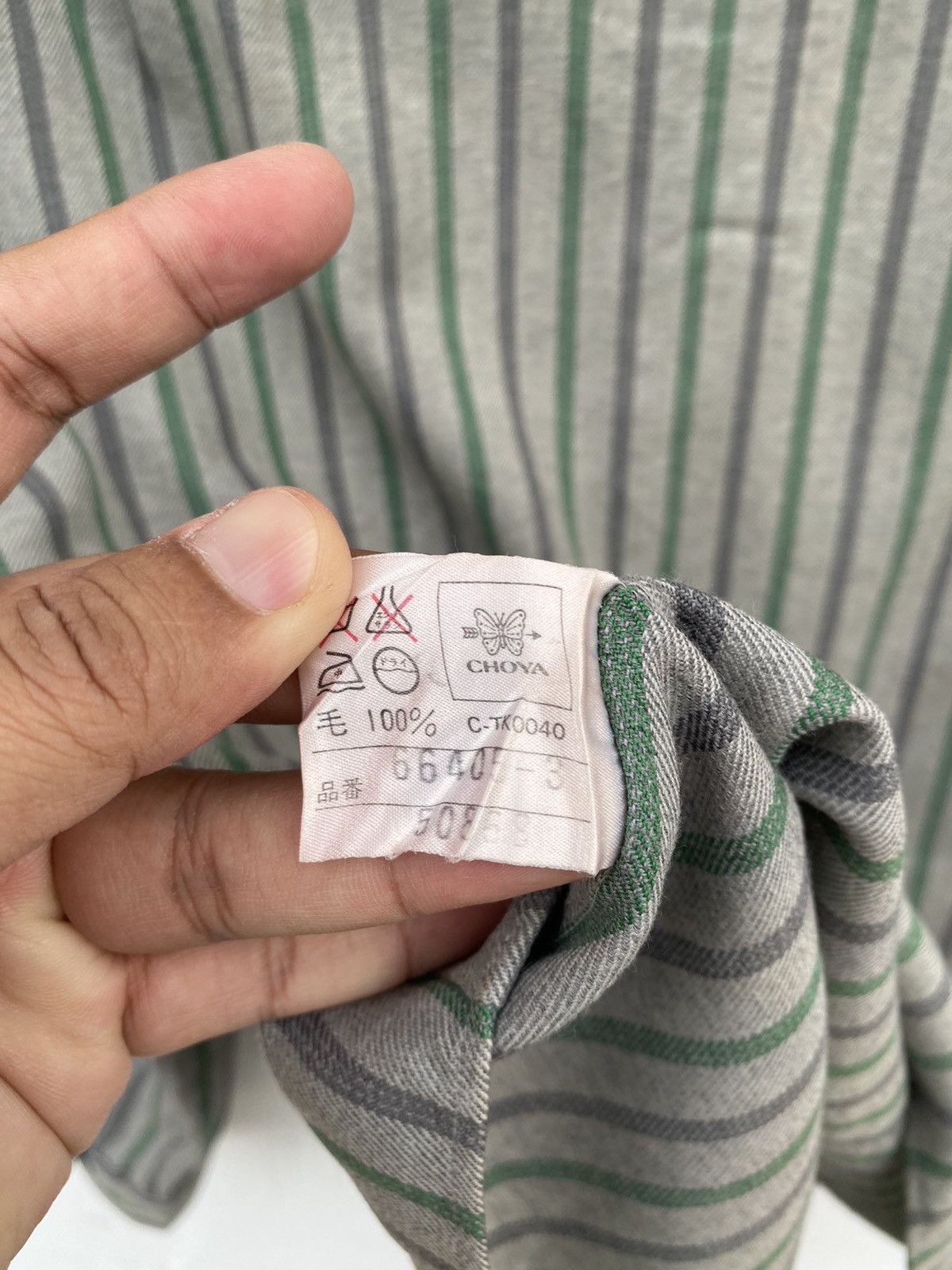 Japanese Brand × Pierre Balmain Pierre Balmain Stripe shirt Size US L / EU 52-54 / 3 - 7 Thumbnail