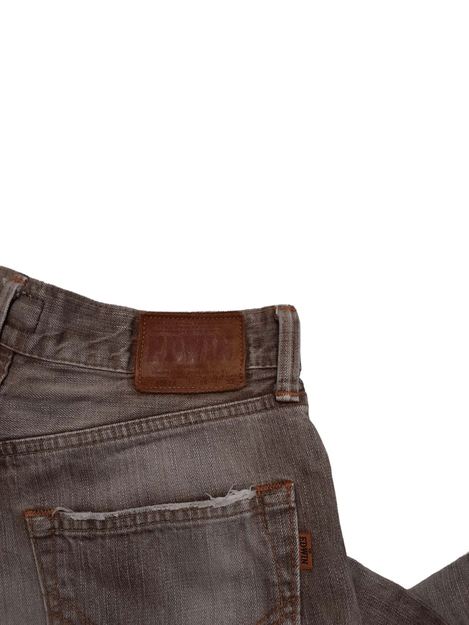 Edwin × Japanese Brand Edwin 505zx Selvedge Japan Denim (E742) WAIST 29 Size US 29 - 3 Thumbnail