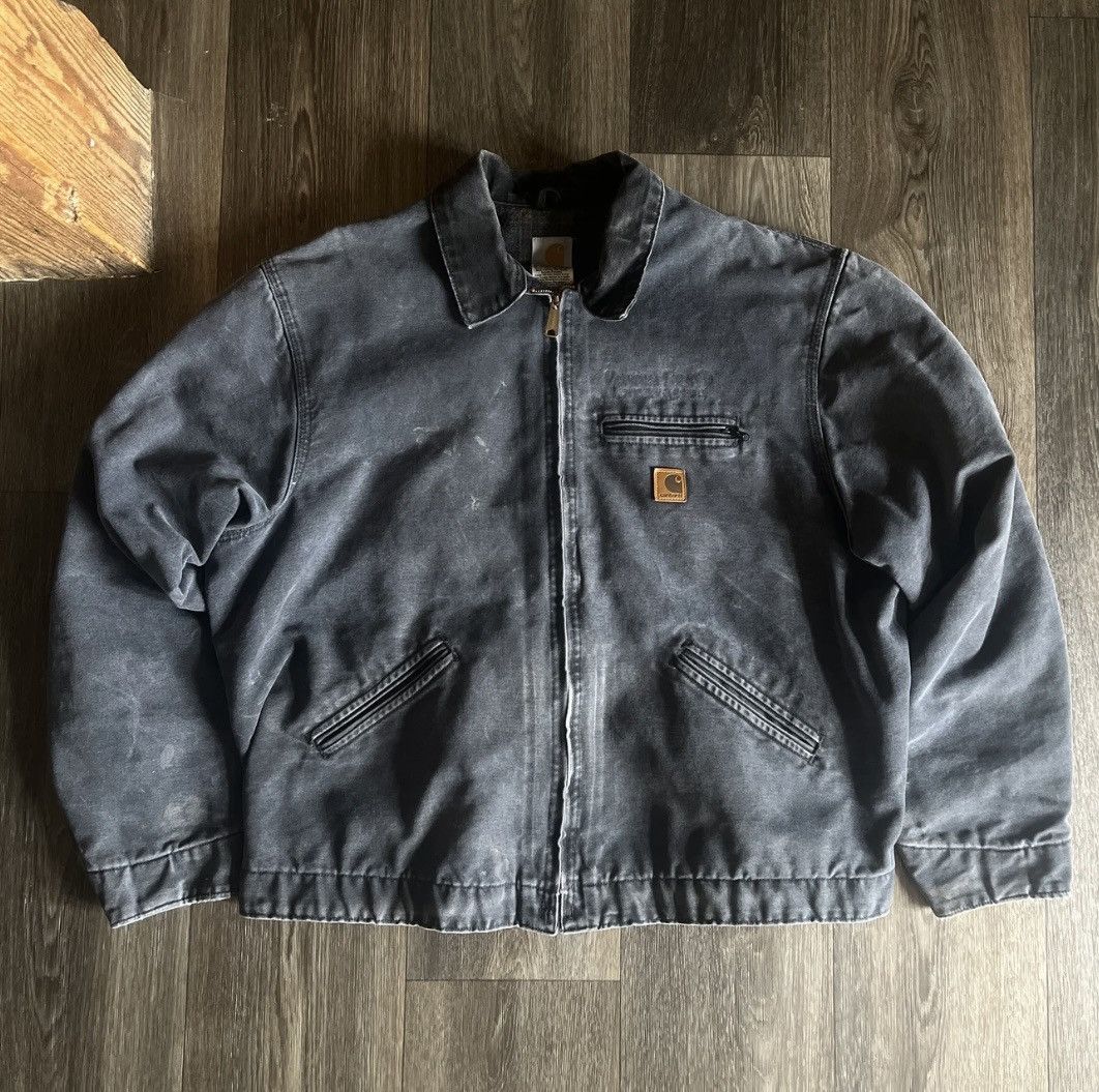 Vintage Vintage Faded Gray Carhartt Detroit Jacket J97 PTL | Grailed