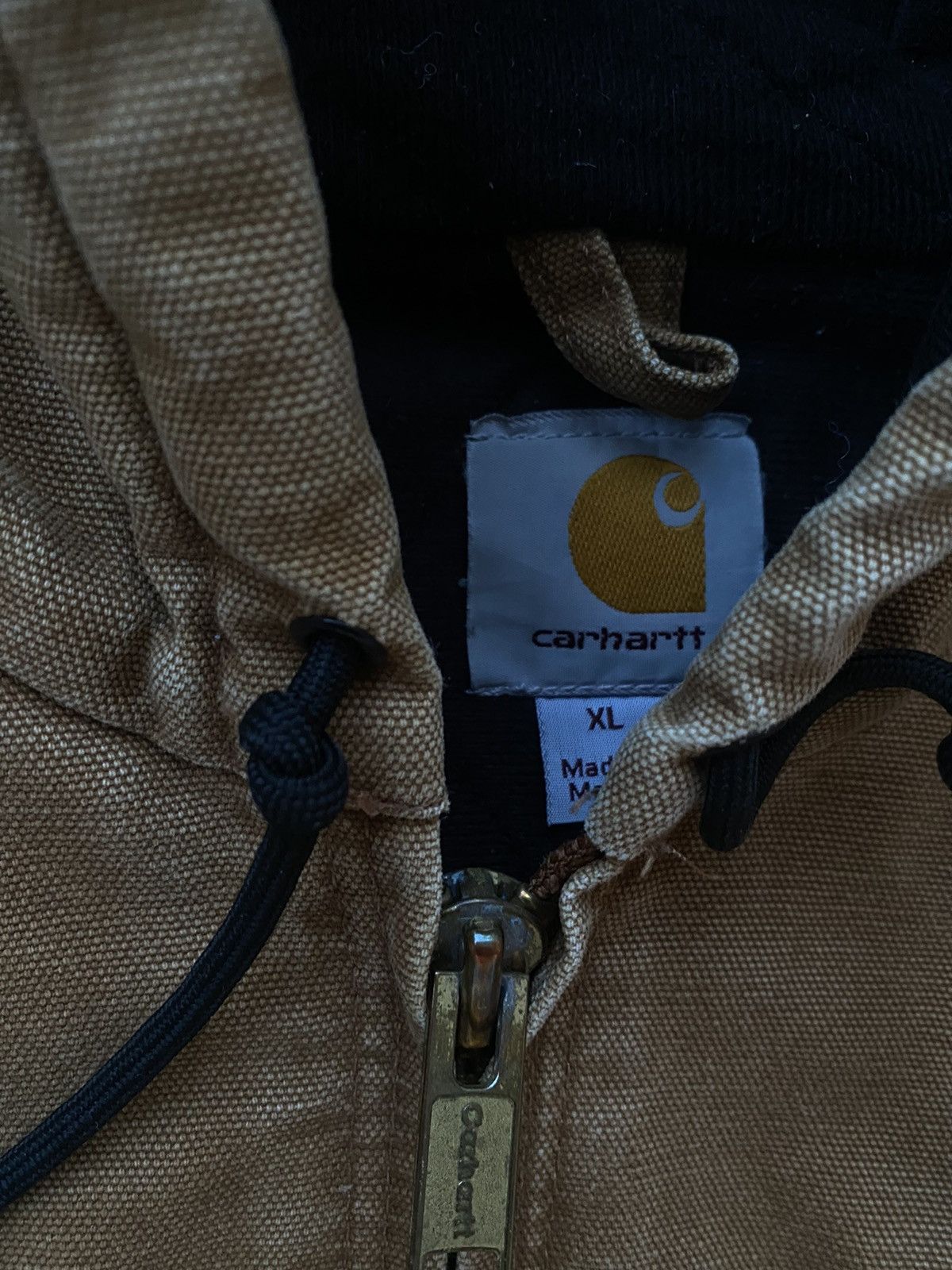 Carhartt Vintage 90's Tan Carhartt Overhood Brown Jacket Size XL Size US XL / EU 56 / 4 - 3 Thumbnail