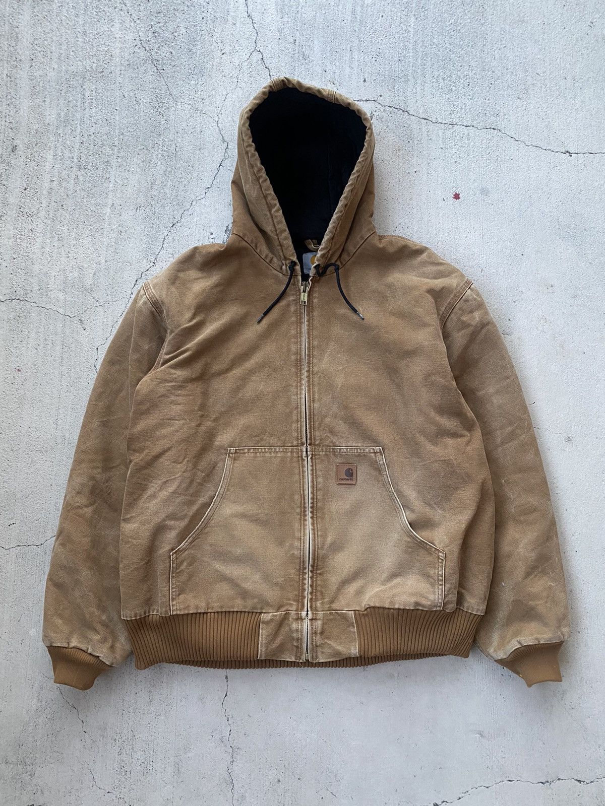 Carhartt Vintage 90's Tan Carhartt Overhood Brown Jacket Size XL Size US XL / EU 56 / 4 - 1 Thumbnail