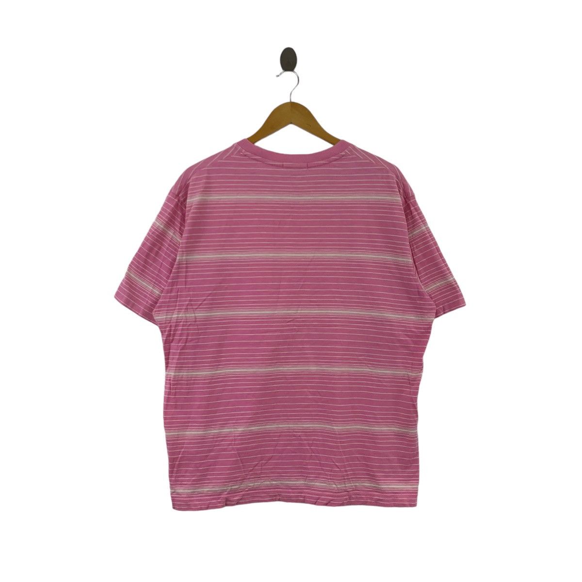 JW Anderson JW ANDERSON x UNIQLO Stripes Pocket Pink Short Sleeve Shirt Size US L / EU 52-54 / 3 - 4 Thumbnail