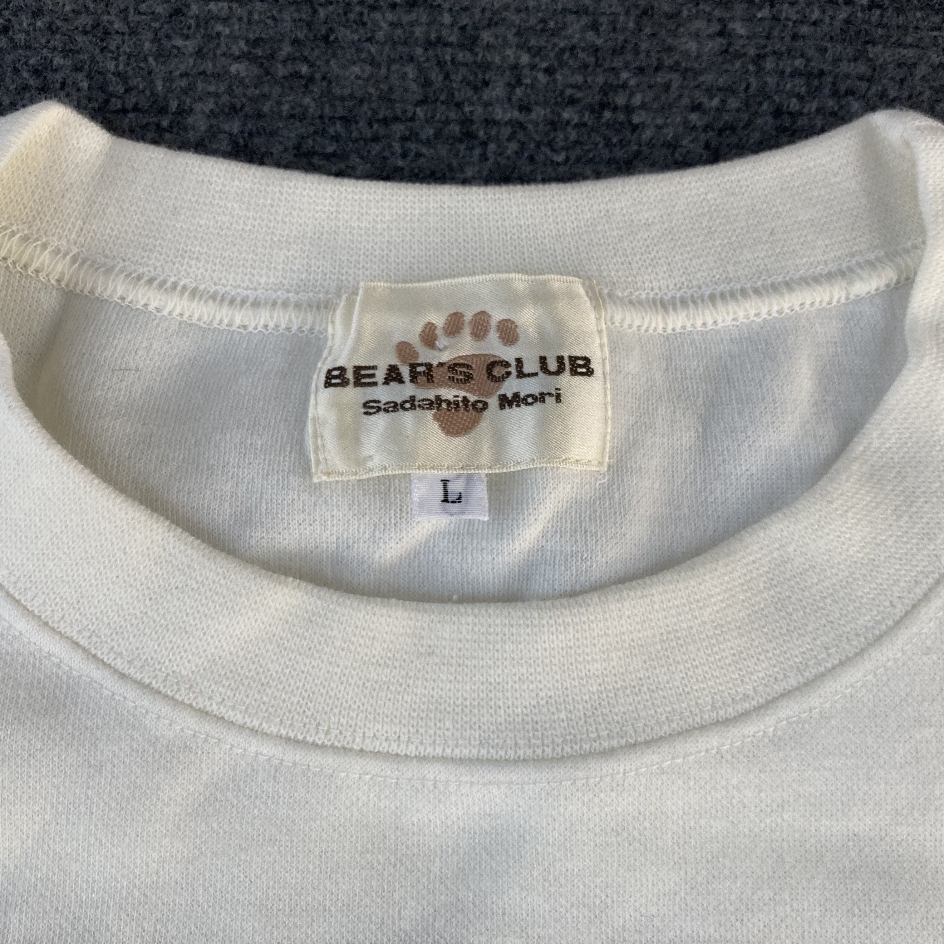Vintage Vtg Bears Club Sadahito Mori 90s Long Sleeve Rare Sweatshirt Size US M / EU 48-50 / 2 - 3 Thumbnail