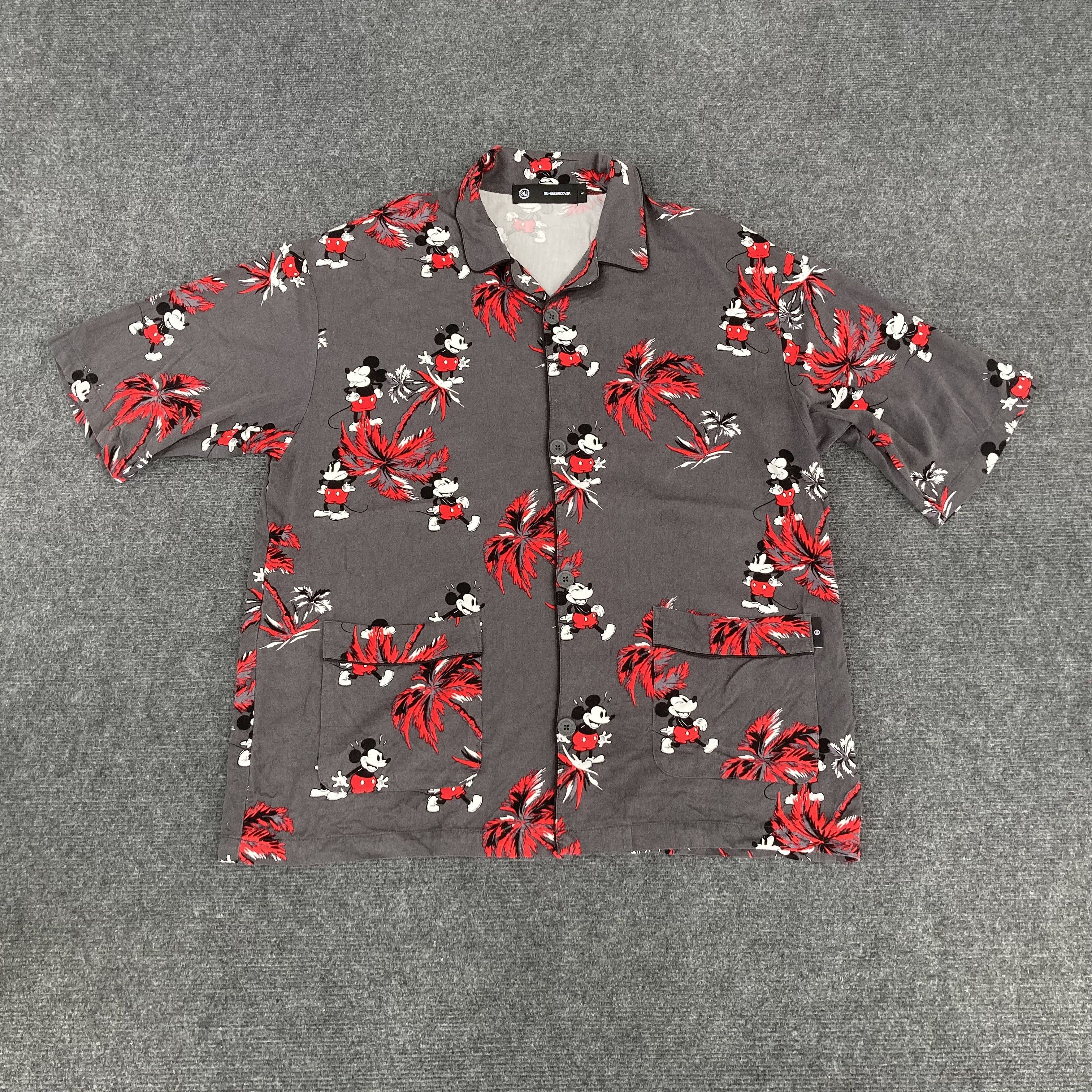 GU × Undercover Japanese Brand Gu Undercover Mickey Mouse Sz L Shirt Size US L / EU 52-54 / 3 - 1 Thumbnail