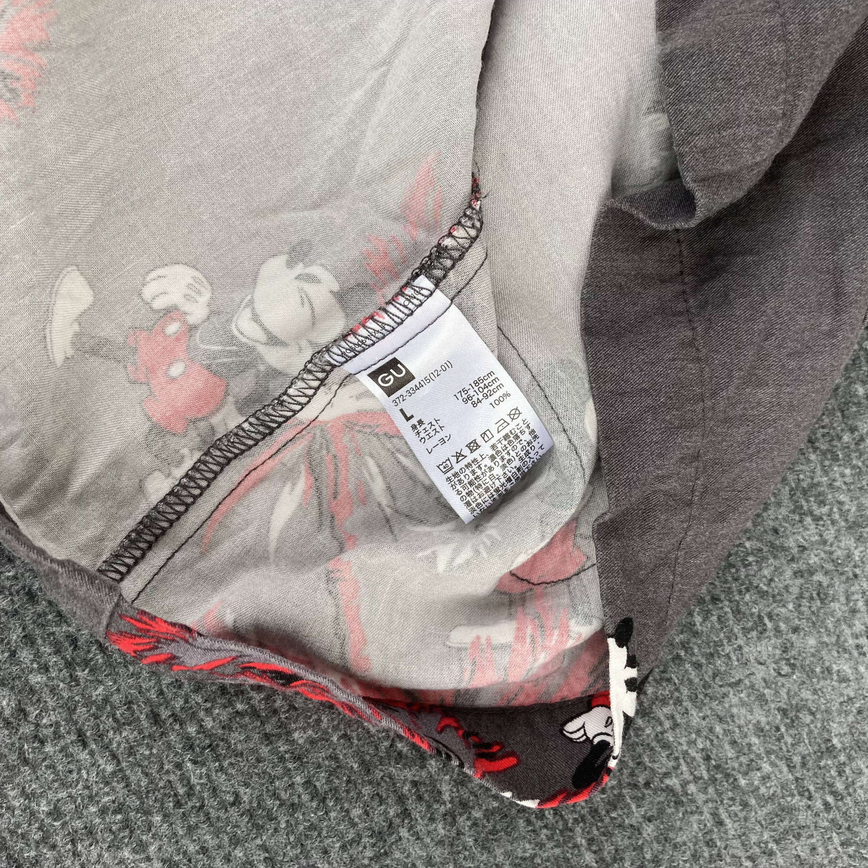 GU × Undercover Japanese Brand Gu Undercover Mickey Mouse Sz L Shirt Size US L / EU 52-54 / 3 - 4 Thumbnail