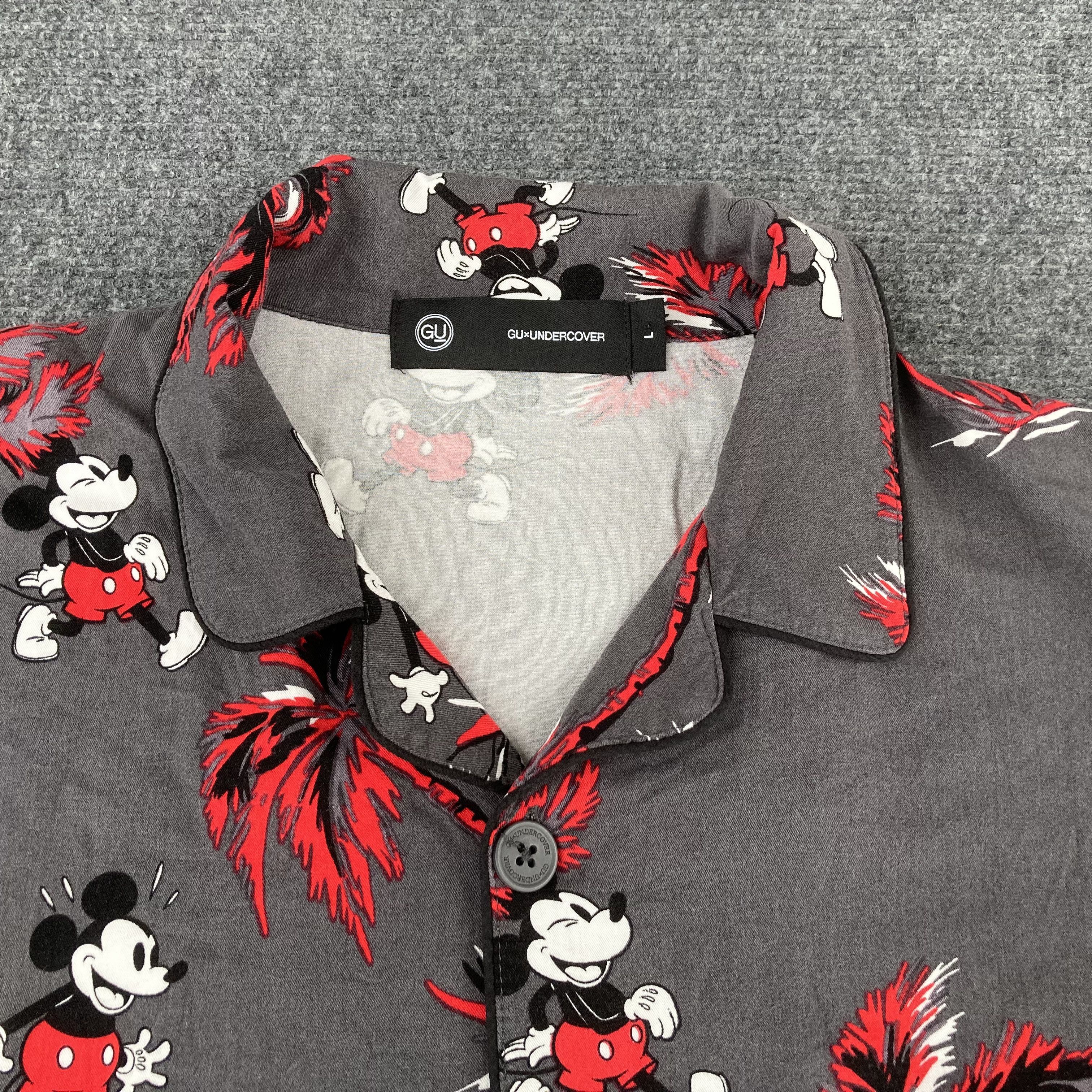 GU × Undercover Japanese Brand Gu Undercover Mickey Mouse Sz L Shirt Size US L / EU 52-54 / 3 - 2 Thumbnail