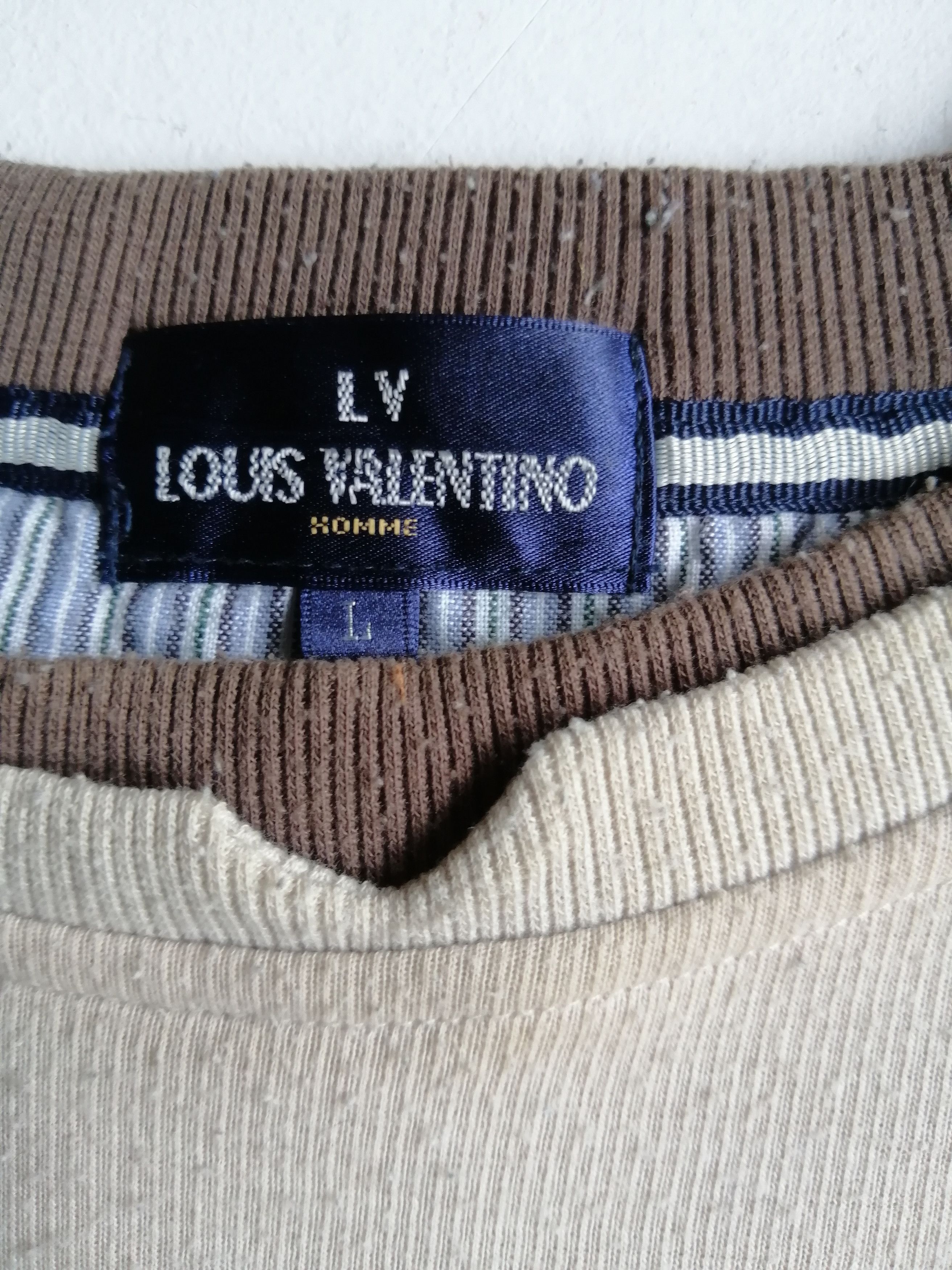 Designer × Vintage Vintage Louis Valentino Homme Sweatshirt Size US L / EU 52-54 / 3 - 3 Thumbnail
