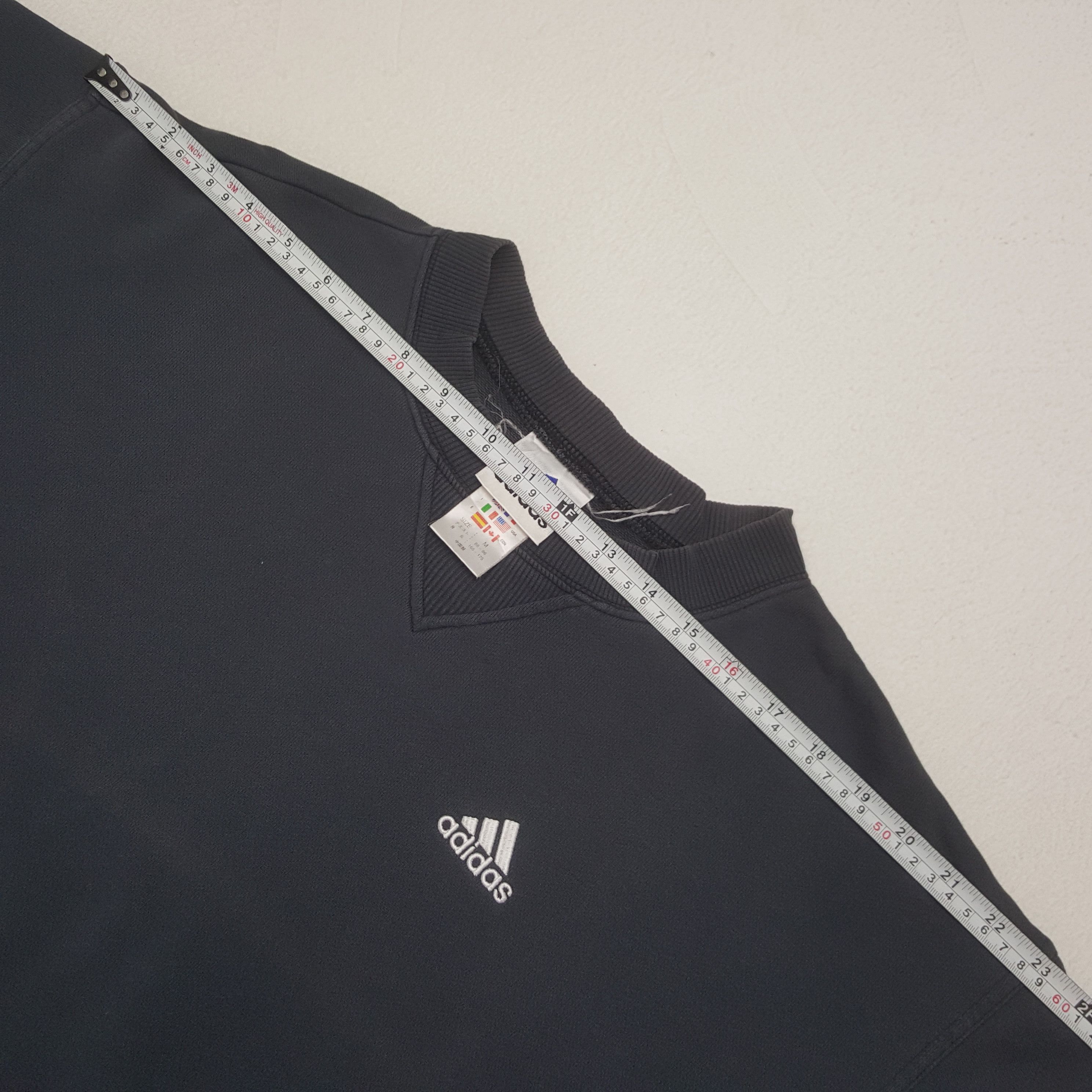 Adidas × Vintage × Yohji Yamamoto Vintage Adidas X Yohji Yamamoto Designer Custom Sweatshirt Size US L / EU 52-54 / 3 - 6 Thumbnail