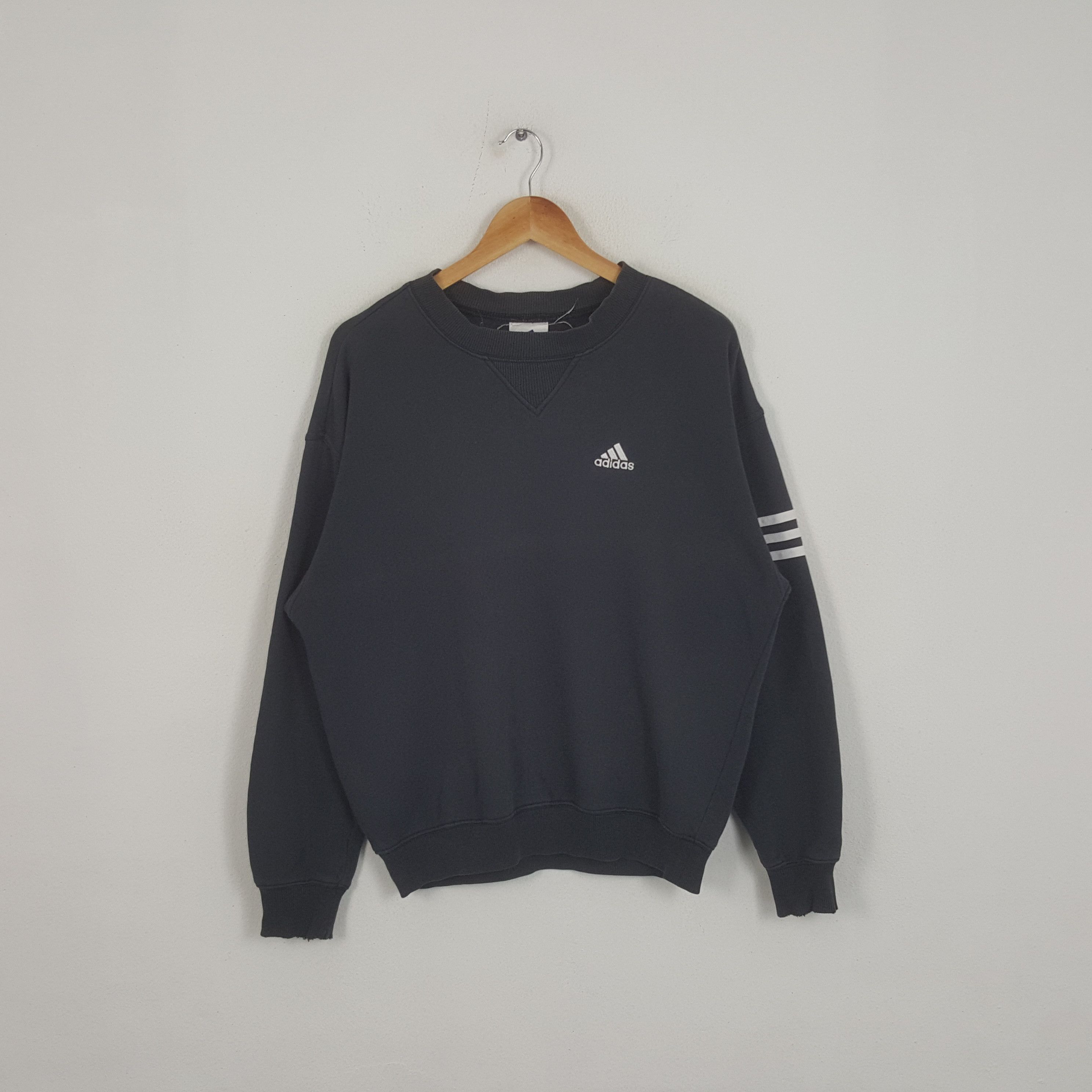 Adidas × Vintage × Yohji Yamamoto Vintage Adidas X Yohji Yamamoto Designer Custom Sweatshirt Size US L / EU 52-54 / 3 - 3 Thumbnail