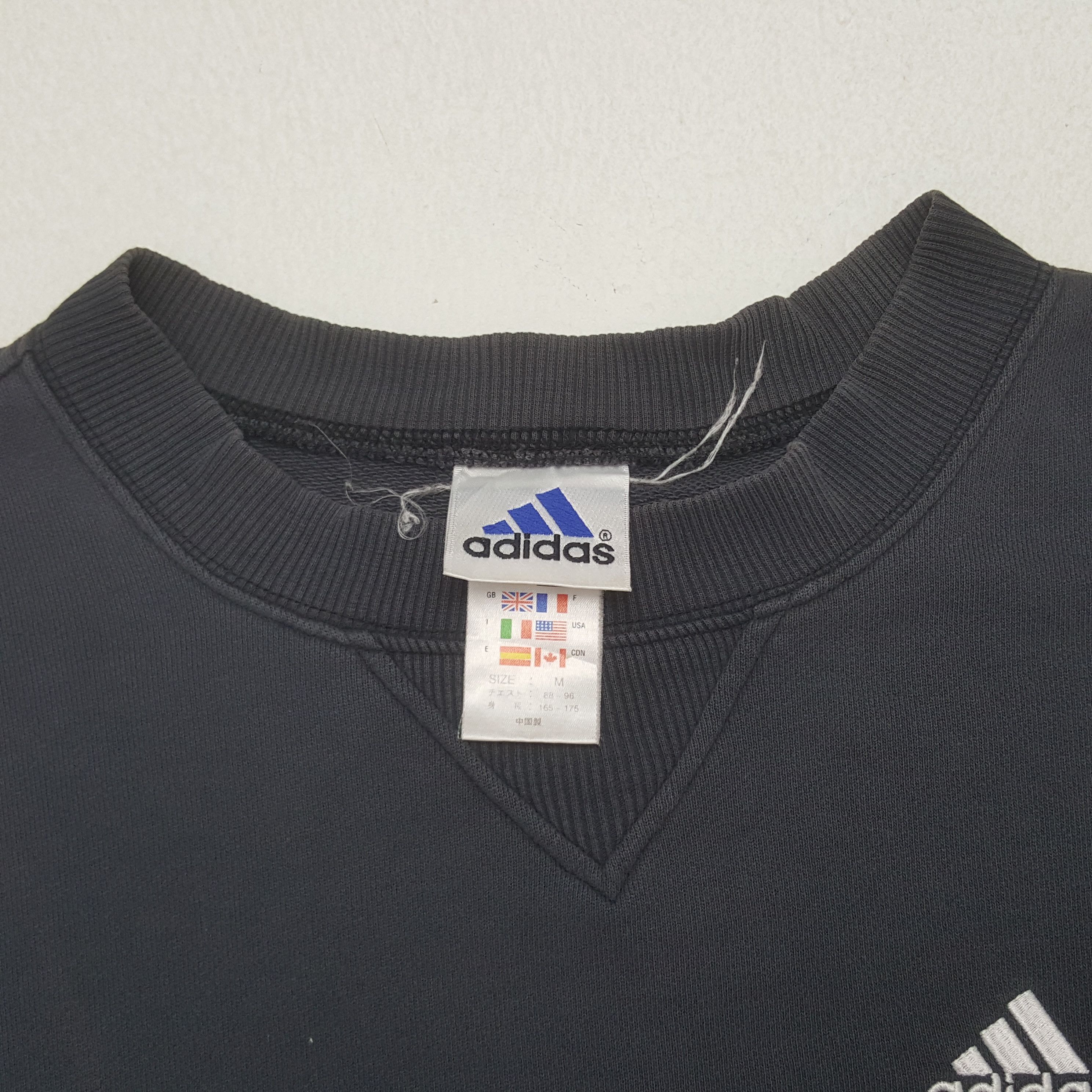 Adidas × Vintage × Yohji Yamamoto Vintage Adidas X Yohji Yamamoto Designer Custom Sweatshirt Size US L / EU 52-54 / 3 - 5 Thumbnail