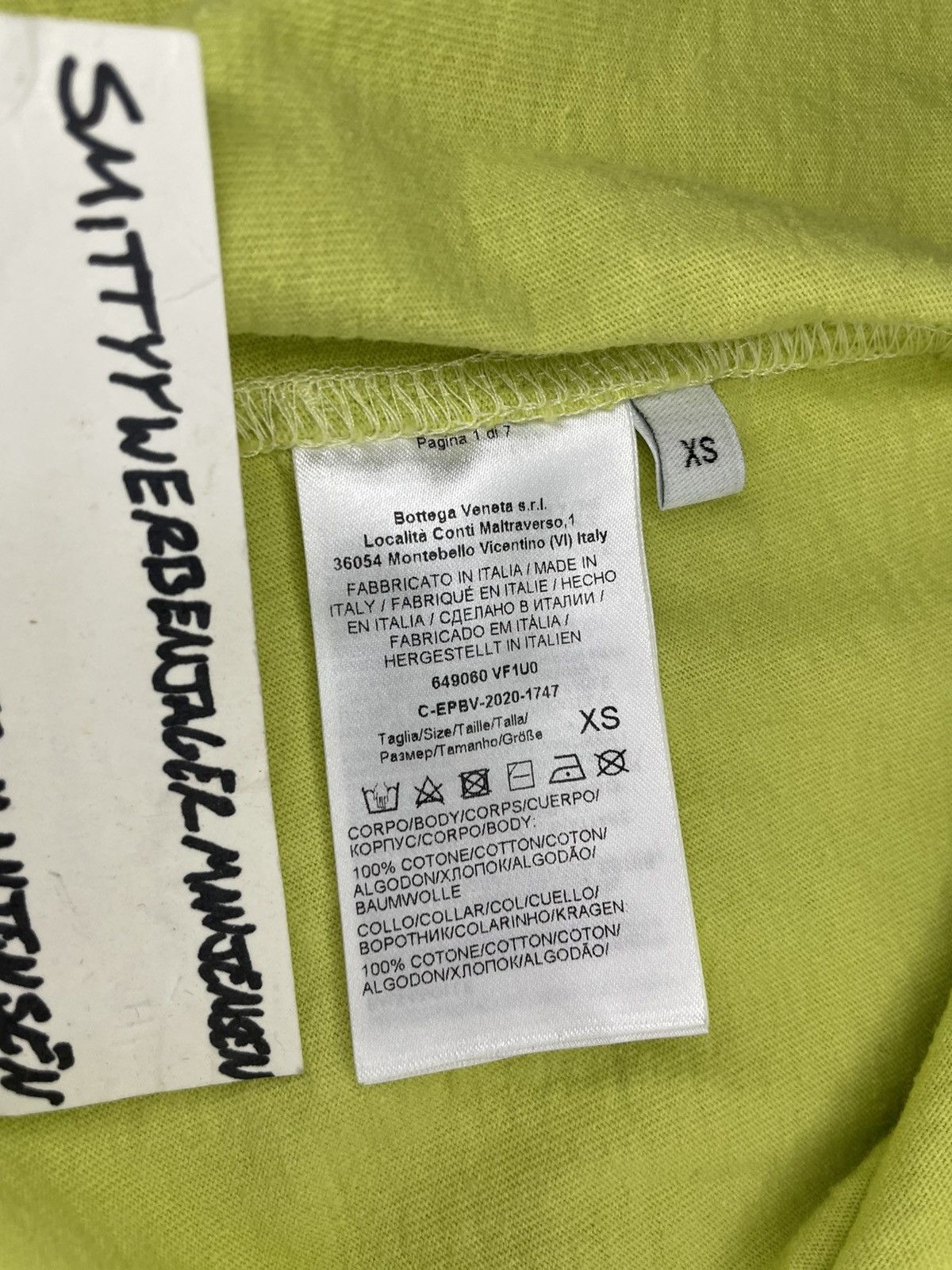 Bottega Veneta Bottega Veneta Cotton T-Shirt Size US XS / EU 42 / 0 - 8 Thumbnail