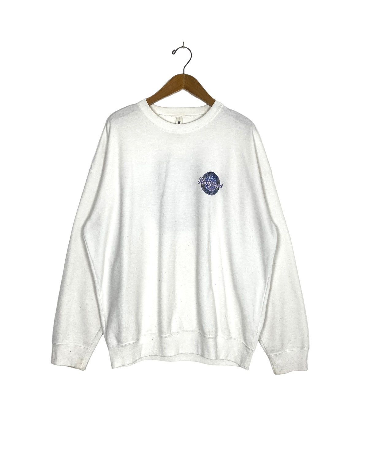 Vintage Rare‼️ Hollywood Big Logo Sweatshirt Size US M / EU 48-50 / 2 - 3 Thumbnail