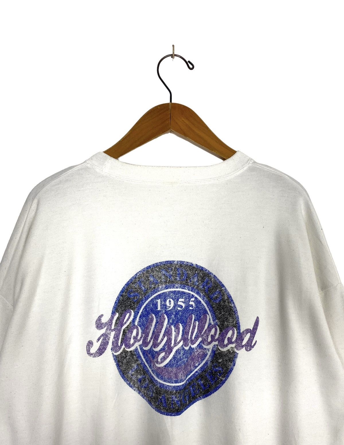 Vintage Rare‼️ Hollywood Big Logo Sweatshirt Size US M / EU 48-50 / 2 - 2 Thumbnail