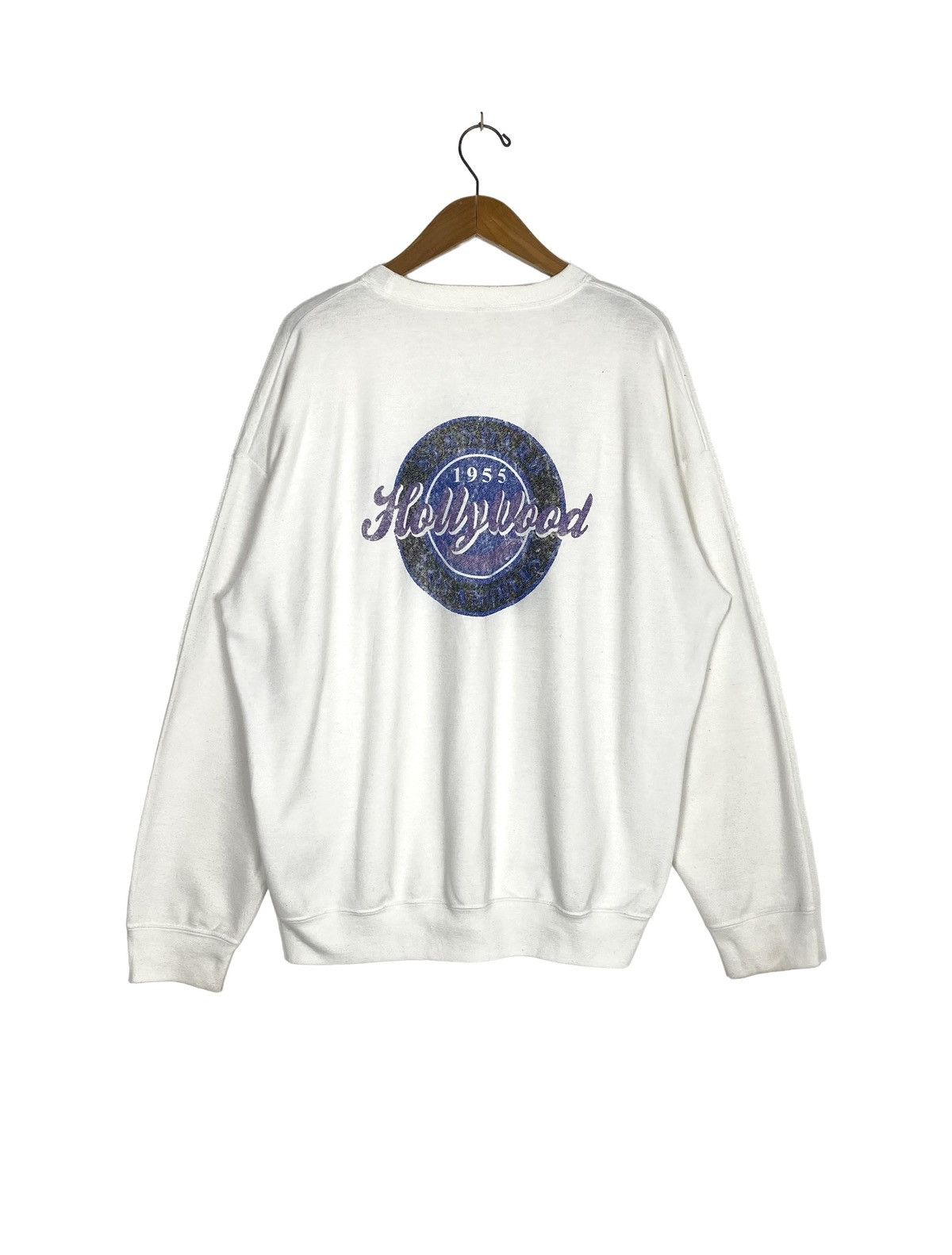 Vintage Rare‼️ Hollywood Big Logo Sweatshirt Size US M / EU 48-50 / 2 - 1 Thumbnail