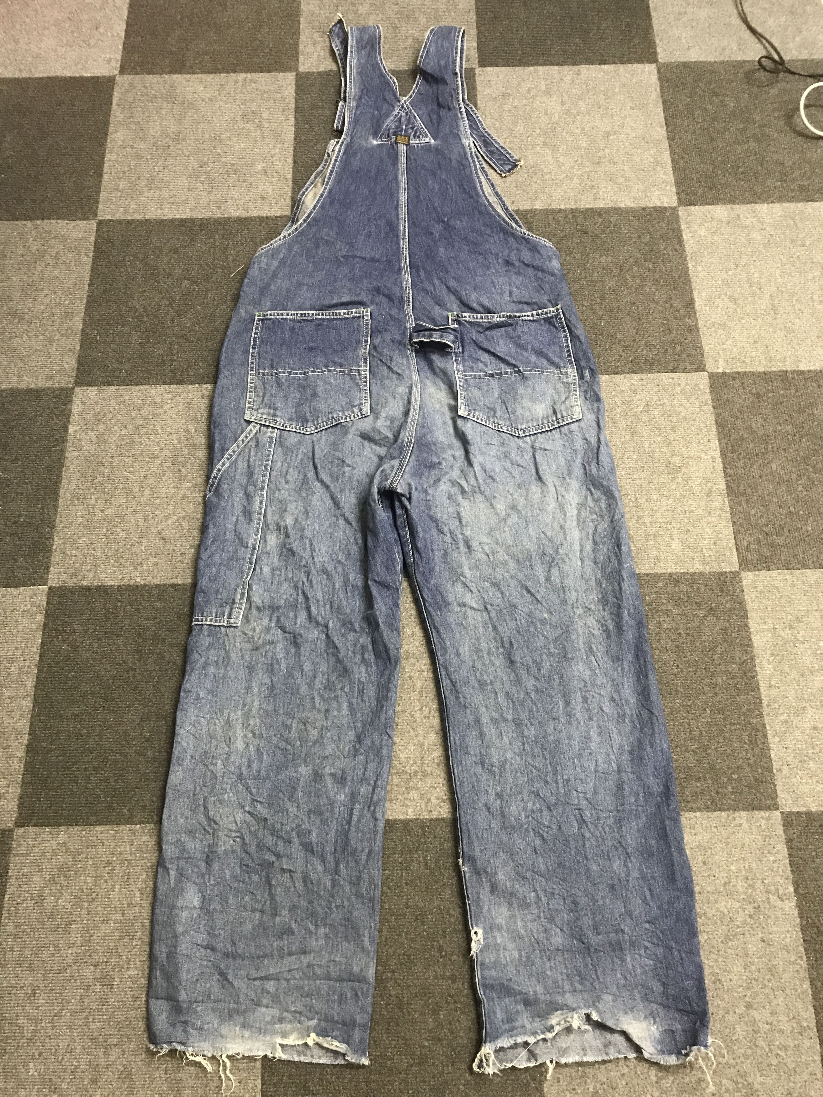Vintage OVA13 Vintage MAVERICK Workwear Jeans Overall Released Hem Size US 36 / EU 52 - 10 Thumbnail