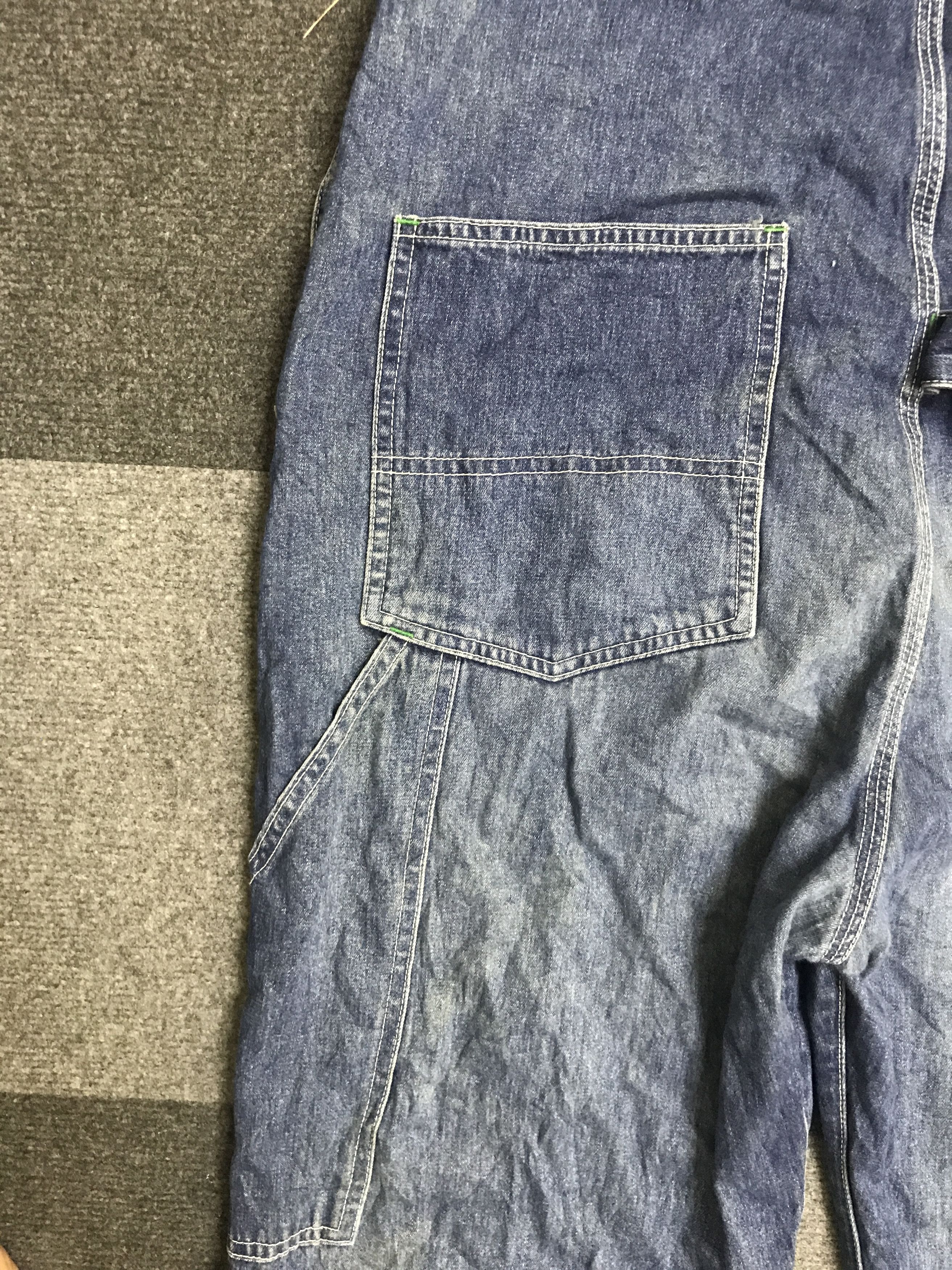 Vintage OVA13 Vintage MAVERICK Workwear Jeans Overall Released Hem Size US 36 / EU 52 - 15 Thumbnail