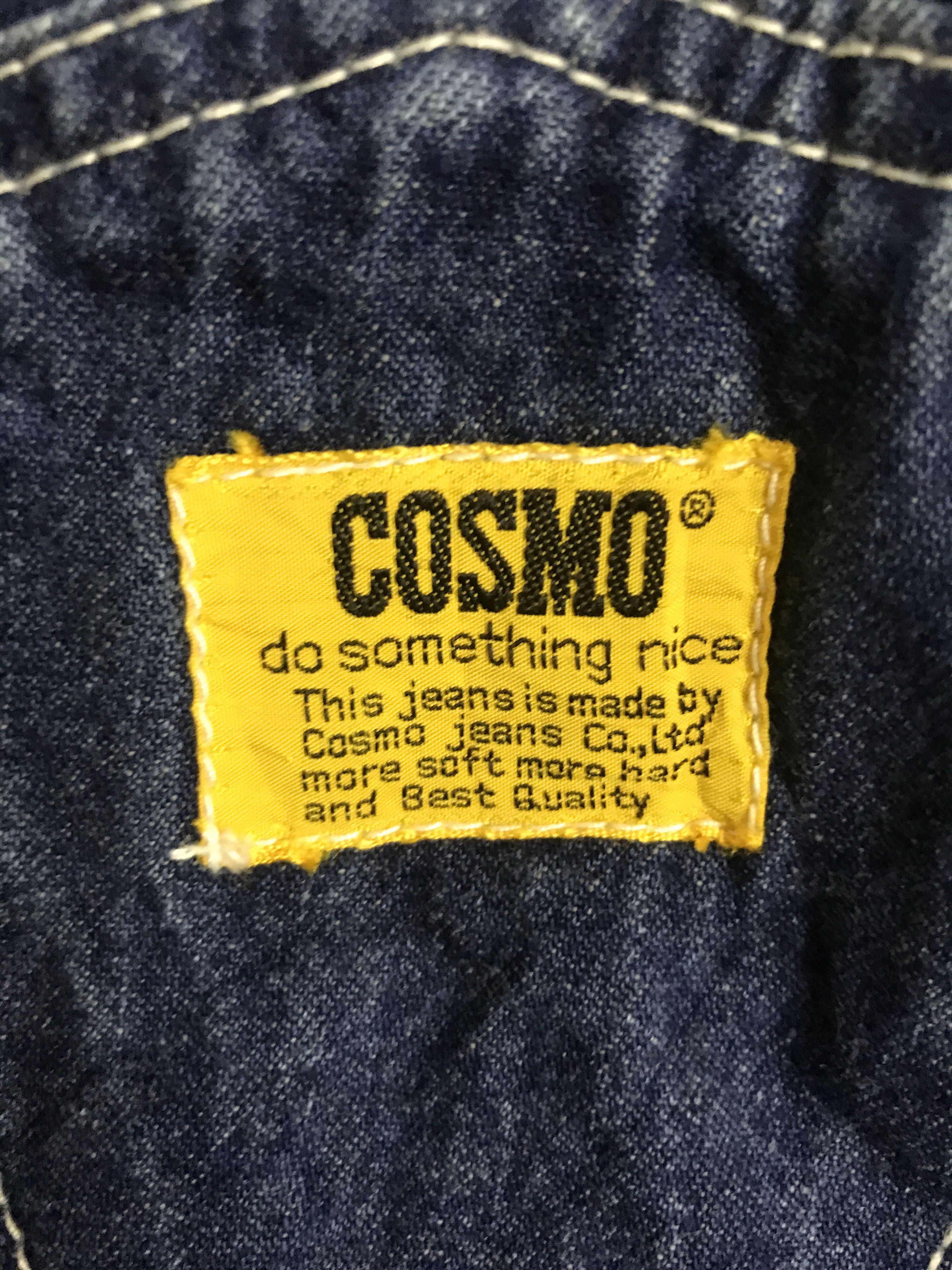 Japanese Brand OVA15 COSMO Jeans Slim Overall Size US 34 / EU 50 - 17 Thumbnail