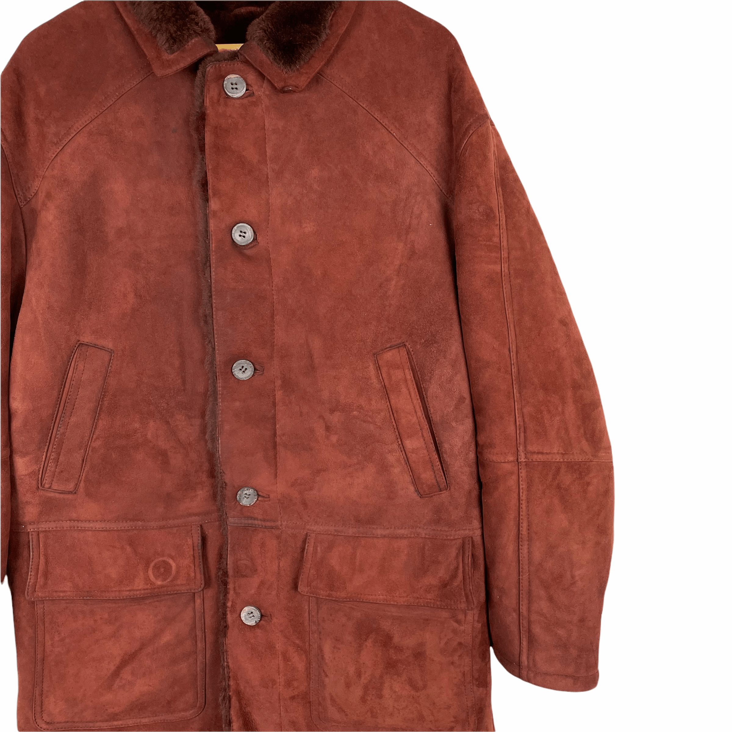 Vintage Vintage 70s SHEARLING LAVORAZIONE ARTIGIANA Warm Italy Coat Size US M / EU 48-50 / 2 - 4 Thumbnail