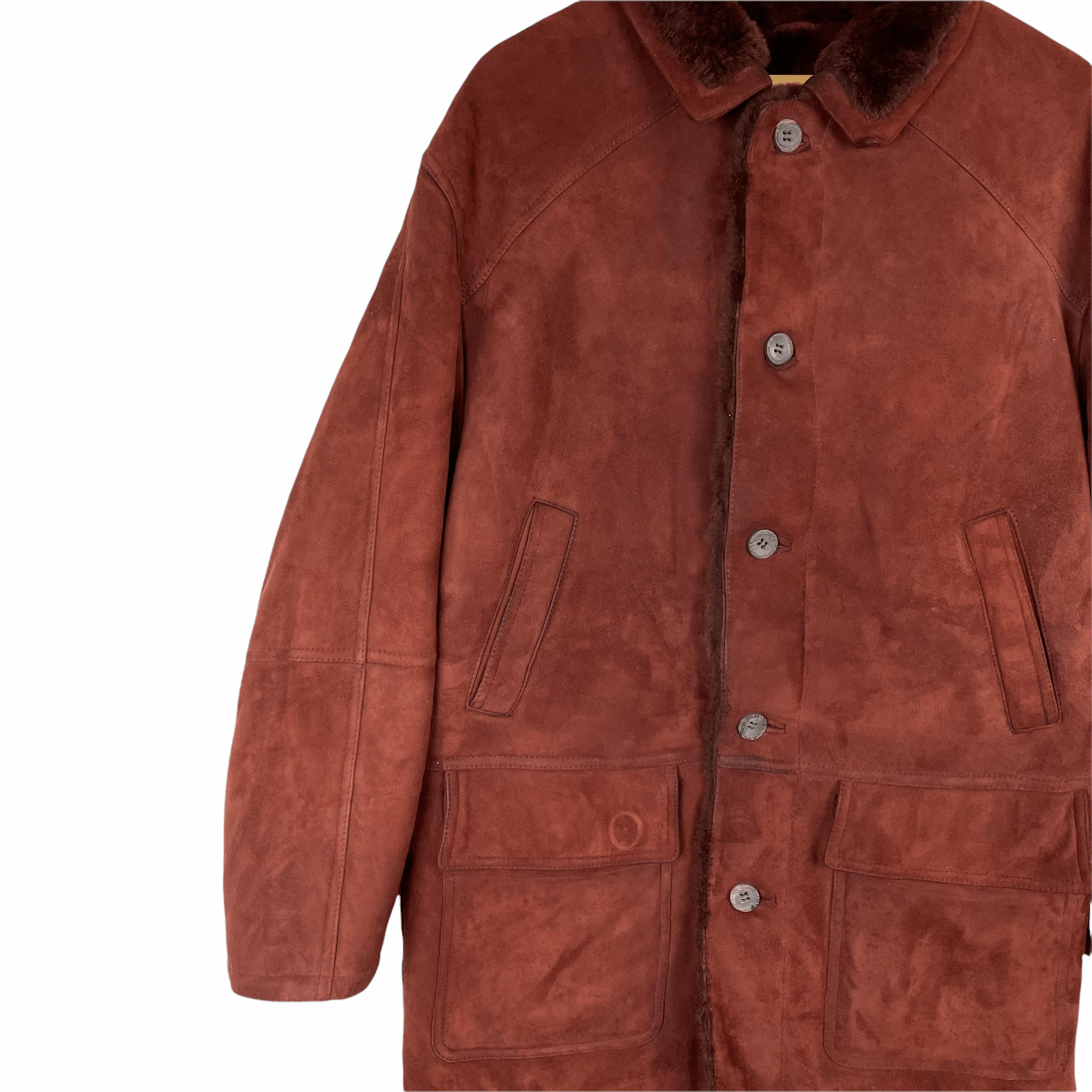 Vintage Vintage 70s SHEARLING LAVORAZIONE ARTIGIANA Warm Italy Coat Size US M / EU 48-50 / 2 - 3 Thumbnail