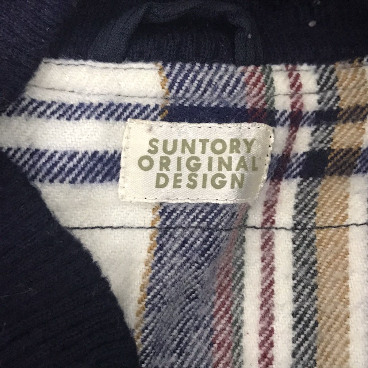Vintage SUNTORY COFFEE Boss DrinksAdvertisement CheckTartan Jacket Size US L / EU 52-54 / 3 - 4 Thumbnail