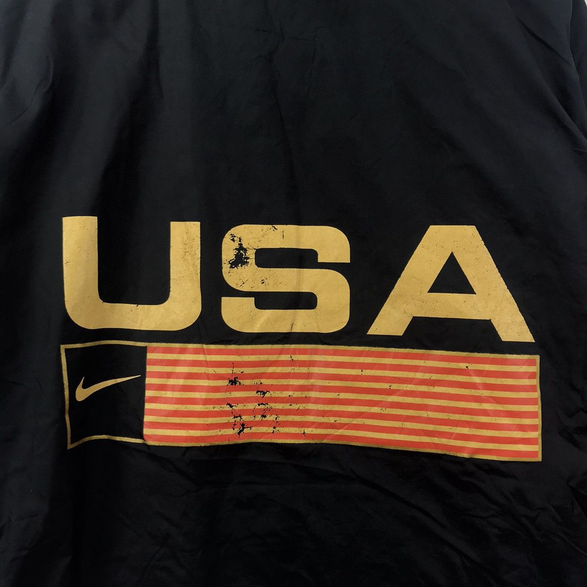 Nike × Vintage Vintage NIKE USA SWOOSH Challenge Court BigLogo BomberJacket Size US XXL / EU 58 / 5 - 2 Thumbnail