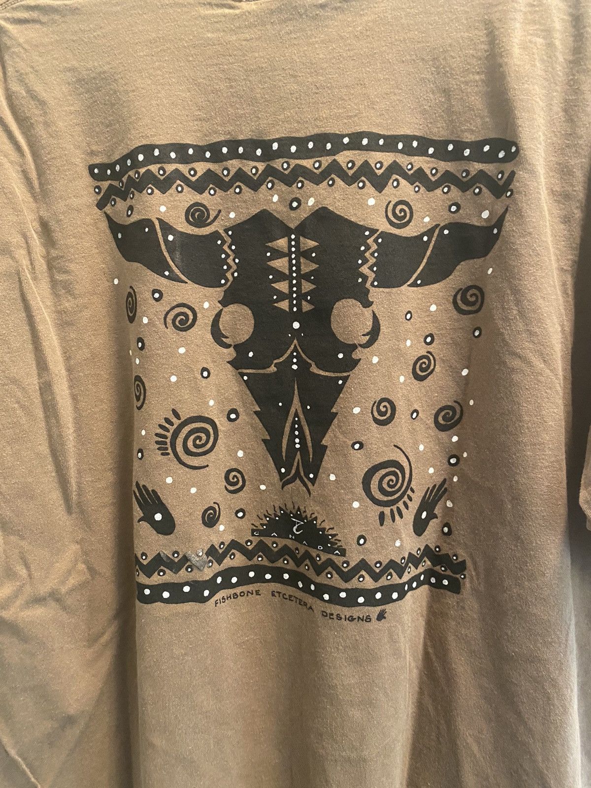 Japanese Brand × Vintage VINTAGE 90s FISH BONE SINGLE STITCH SHIRT Size US L / EU 52-54 / 3 - 4 Thumbnail