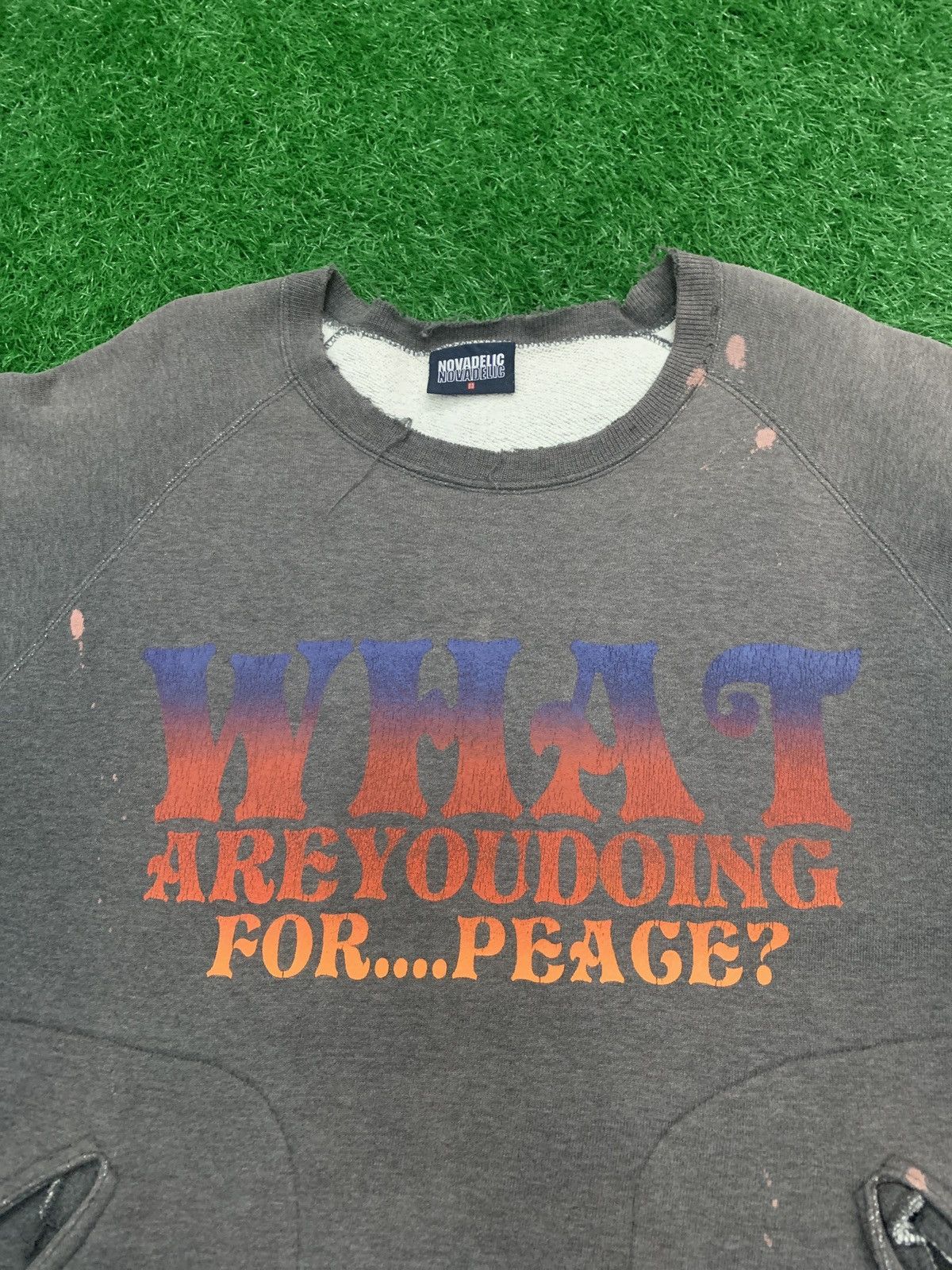 Japanese Brand × Vintage VINTAGE NOVADELIC SWEATSHIRT Size US M / EU 48-50 / 2 - 1 Thumbnail