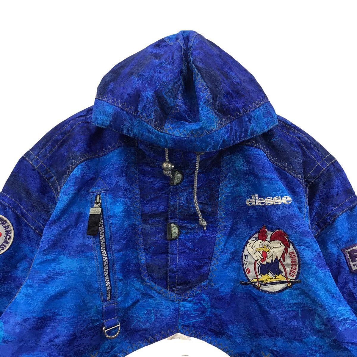 Ellesse Vintage ELLESSE FRANCE ITALY Cocorico Ski Outdoor Overprint Size US XXL / EU 58 / 5 - 2 Thumbnail