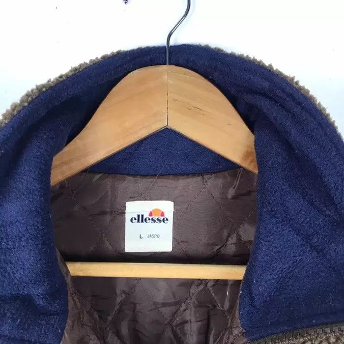 Ellesse Vintage 90s ELLESSE FLEECE Italy Brown Sweatshirt Size US L / EU 52-54 / 3 - 5 Thumbnail