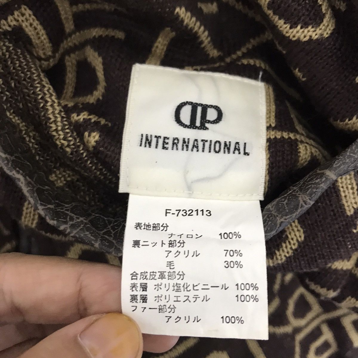 Vintage DONPELIENO DP International Monogram Reversible LeatherParka Size US L / EU 52-54 / 3 - 9 Thumbnail