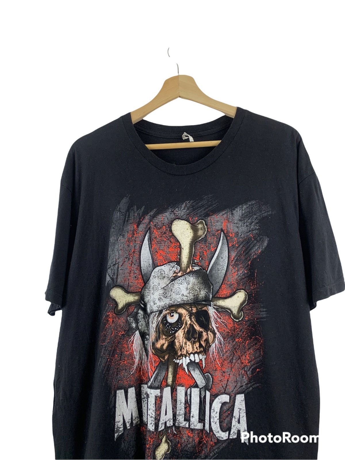 Metallica Vintage Metallica “Skull Pirate” t-shirt Size US XL / EU 56 / 4 - 5 Thumbnail