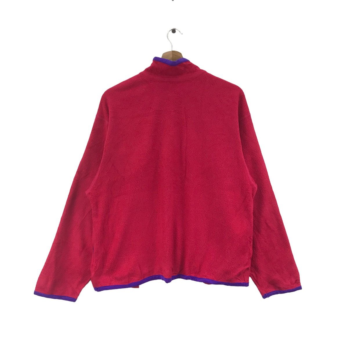 Adidas ADIDAS Polarlite Sherpa Button Up Pink Fleece Sweatshirt Size US M / EU 48-50 / 2 - 9 Thumbnail