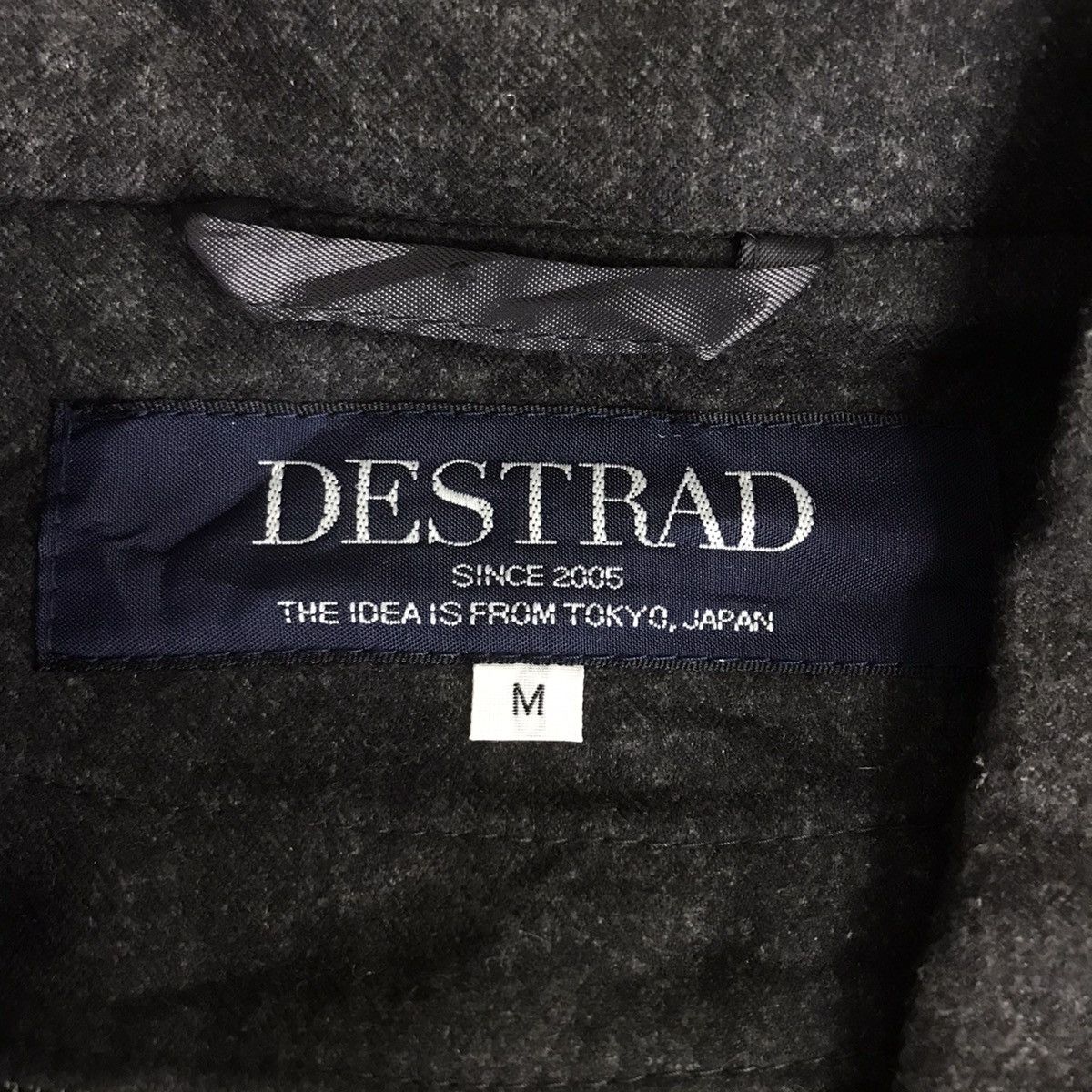 Japanese Brand DESTRAD Japanese Brand Overcoat Black Jacket Size US M / EU 48-50 / 2 - 4 Thumbnail