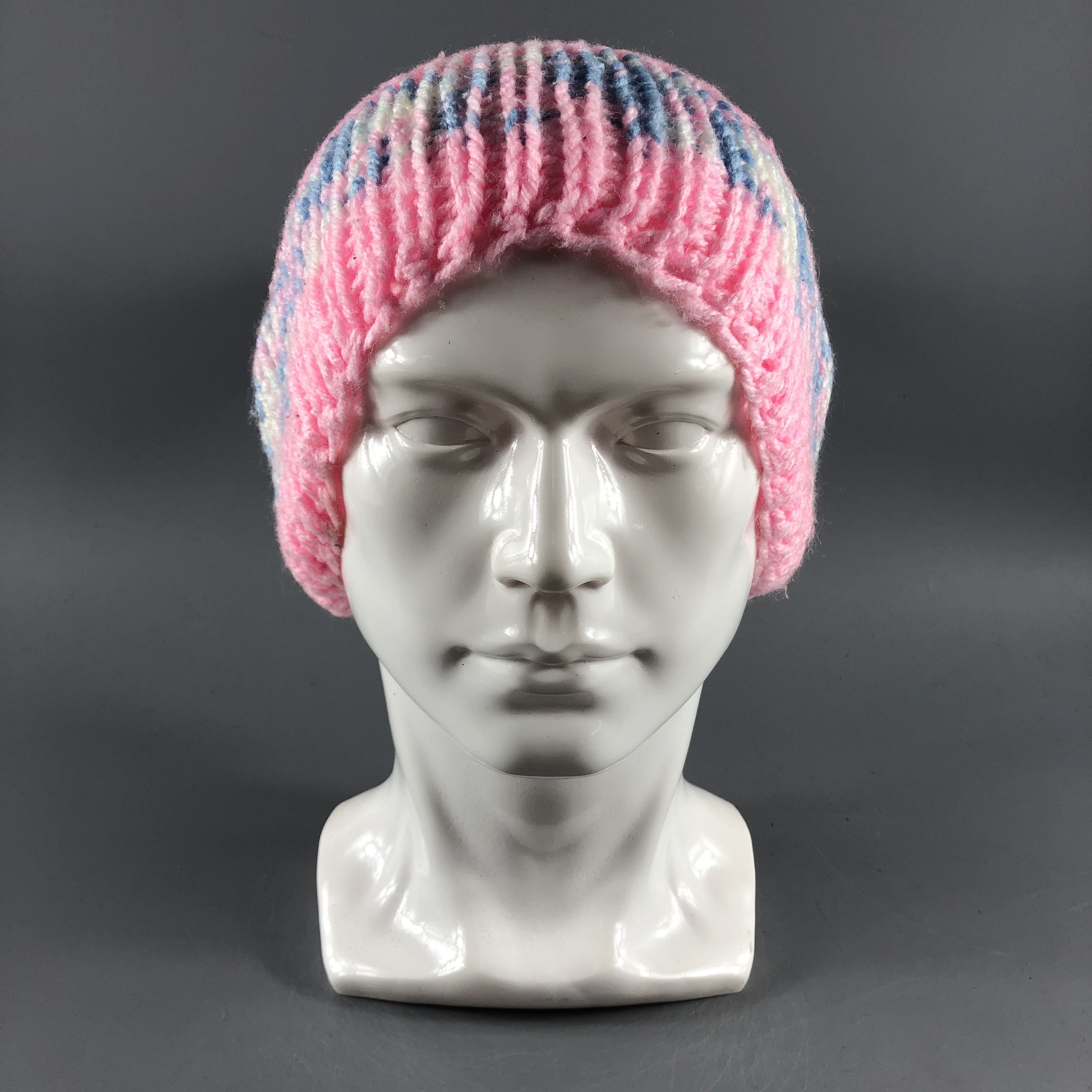 image of Vintage Unknown Hats Crochet Beanie Slouchy Snow Hat Snow Cap B464, Men's