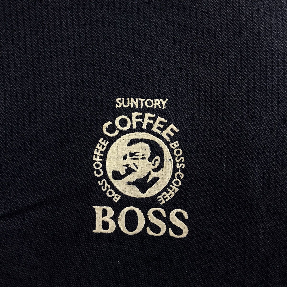 Vintage SUNTORY COFFEE Boss Drinks Advertisement Black Bomber Jacket Size US XL / EU 56 / 4 - 3 Thumbnail