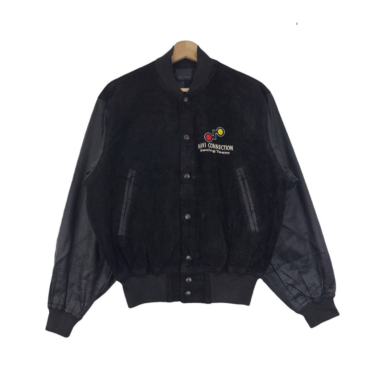 Tete Homme TETE HOMME Issey Miyake Navi Connection Racing VarsityJacket Size US M / EU 48-50 / 2 - 3 Thumbnail