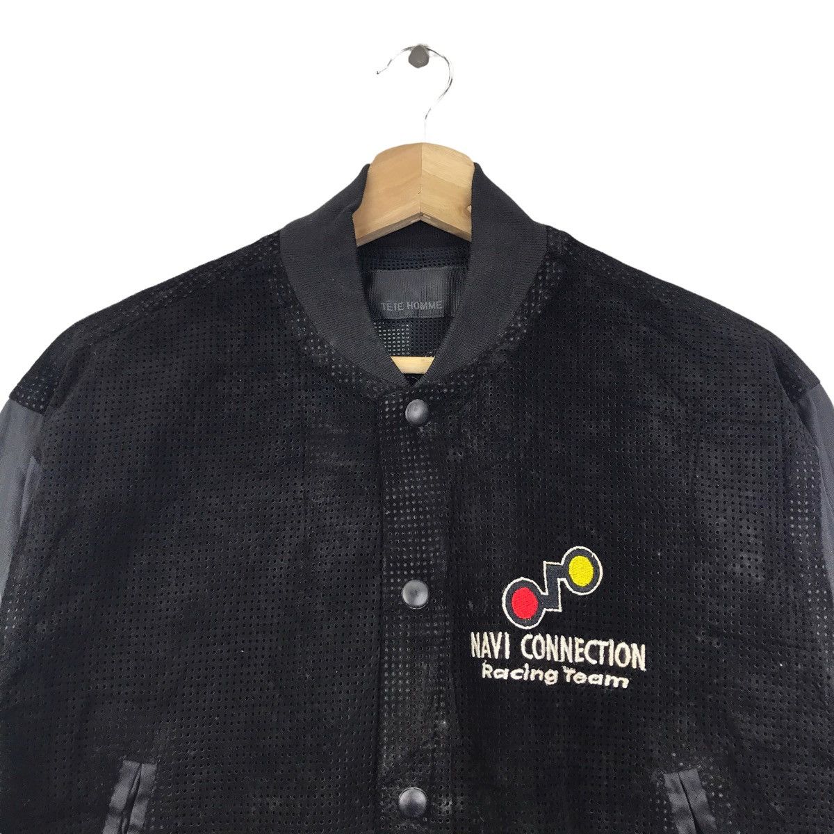 Tete Homme TETE HOMME Issey Miyake Navi Connection Racing VarsityJacket Size US M / EU 48-50 / 2 - 4 Thumbnail