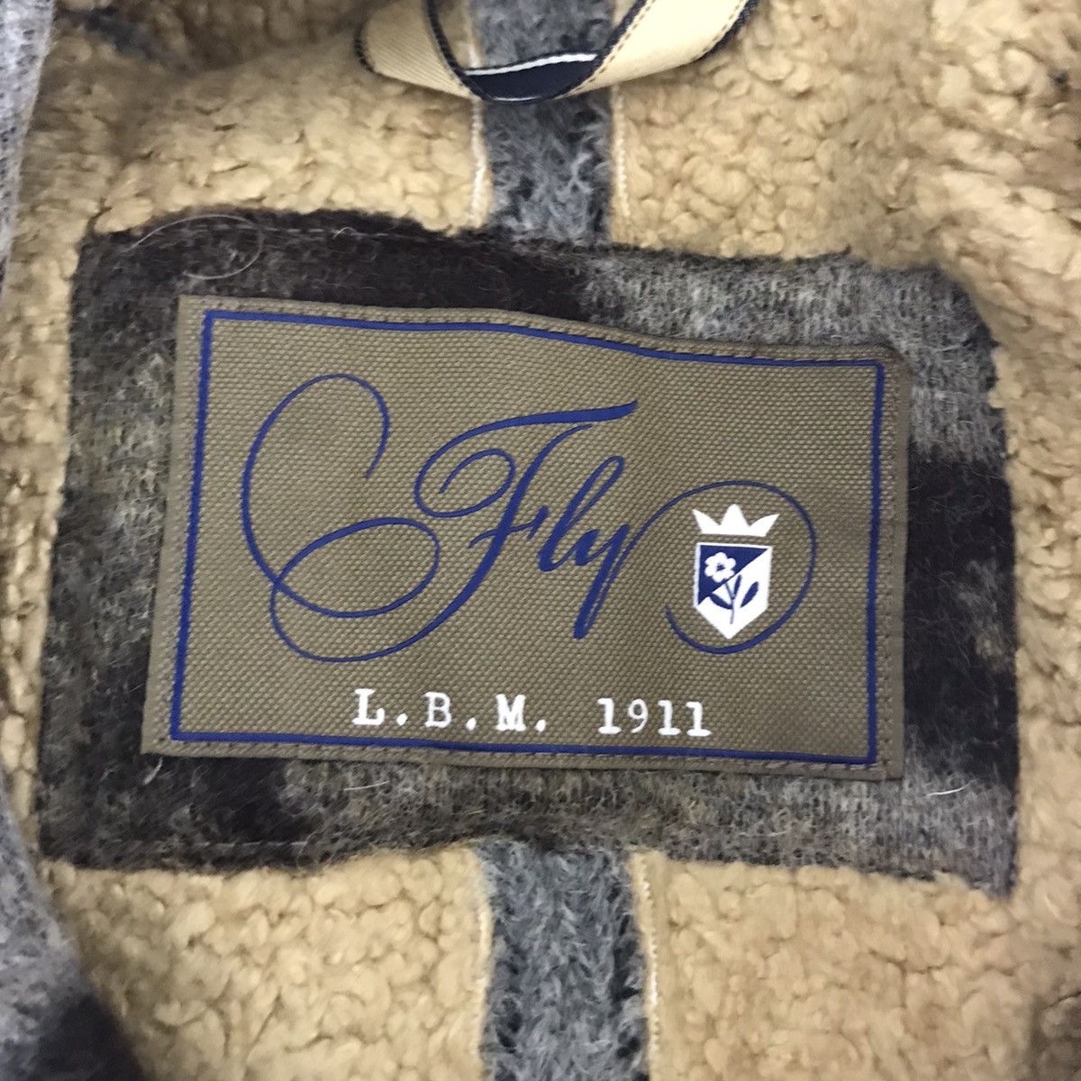 Vintage FLY LBM 1911 Italy Brand Wool Grey Hooded Coat Size US L / EU 52-54 / 3 - 5 Thumbnail
