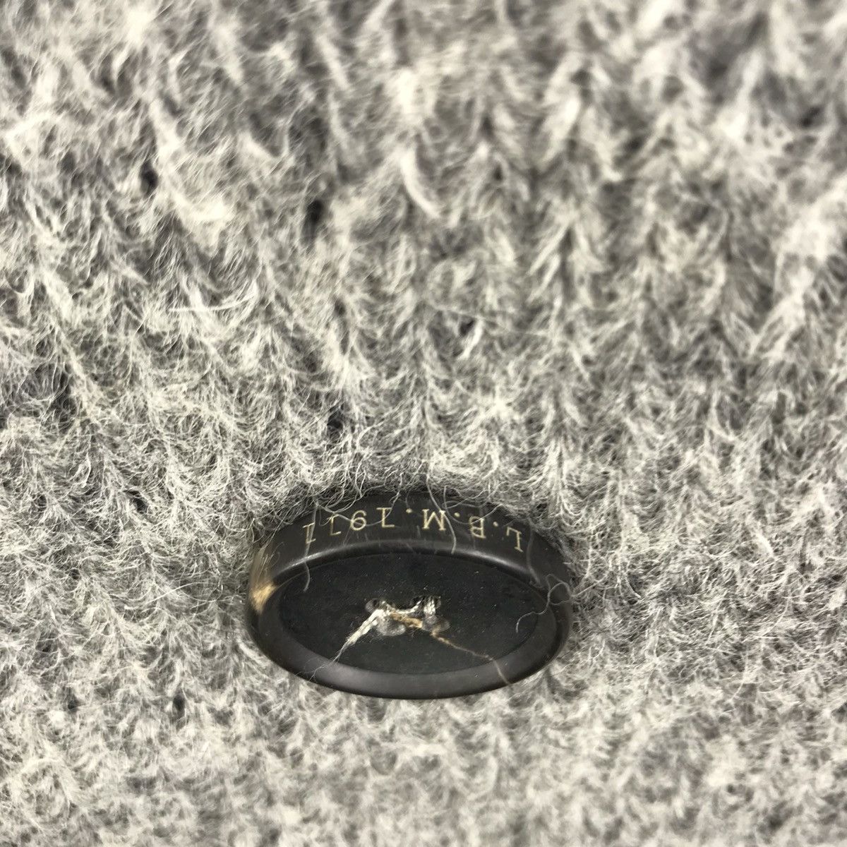 Vintage FLY LBM 1911 Italy Brand Wool Grey Hooded Coat Size US L / EU 52-54 / 3 - 3 Thumbnail