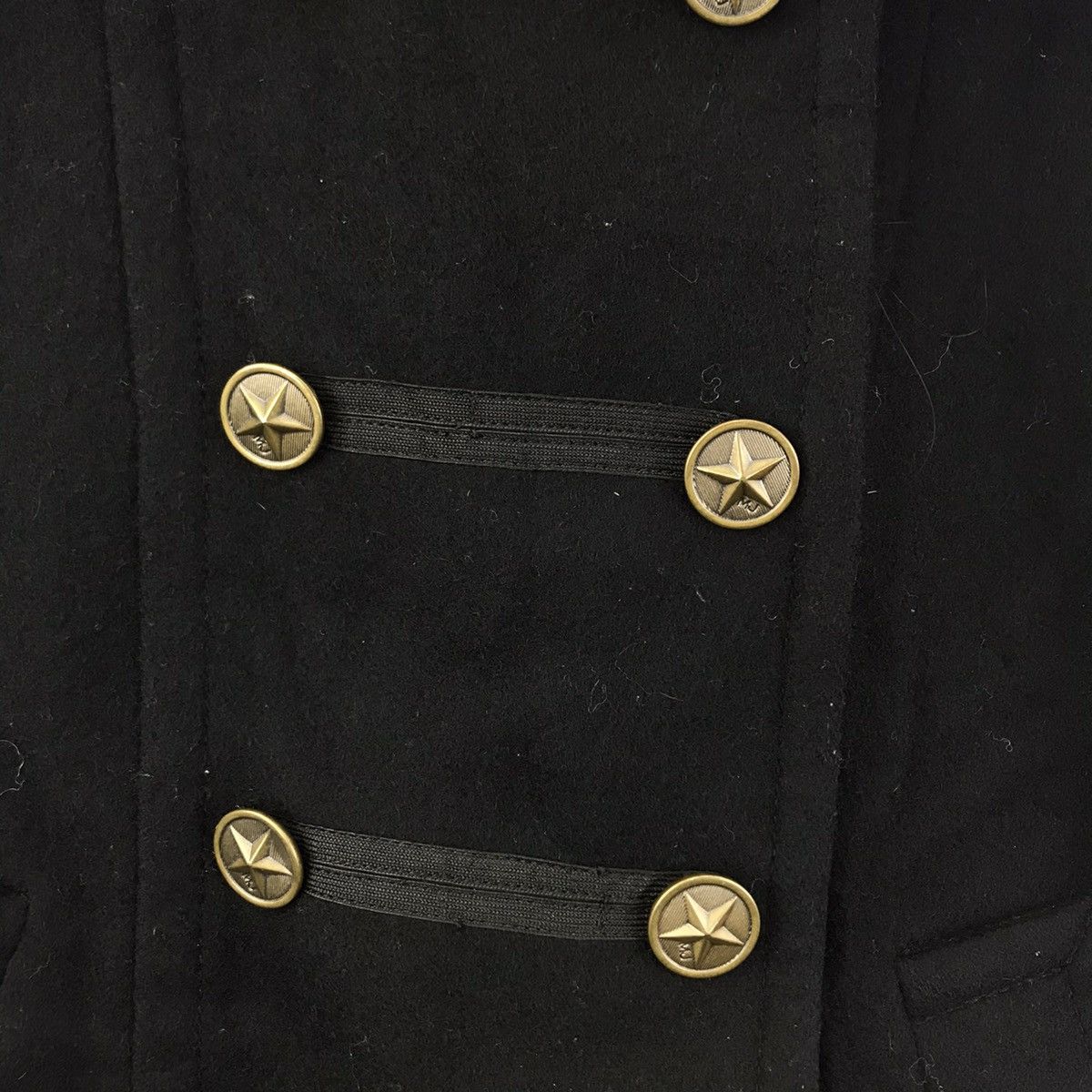 Marc Jacobs MARC JACOBS United States Brand Black Wool Long Coat Parka Size XS / US 0-2 / IT 36-38 - 3 Thumbnail
