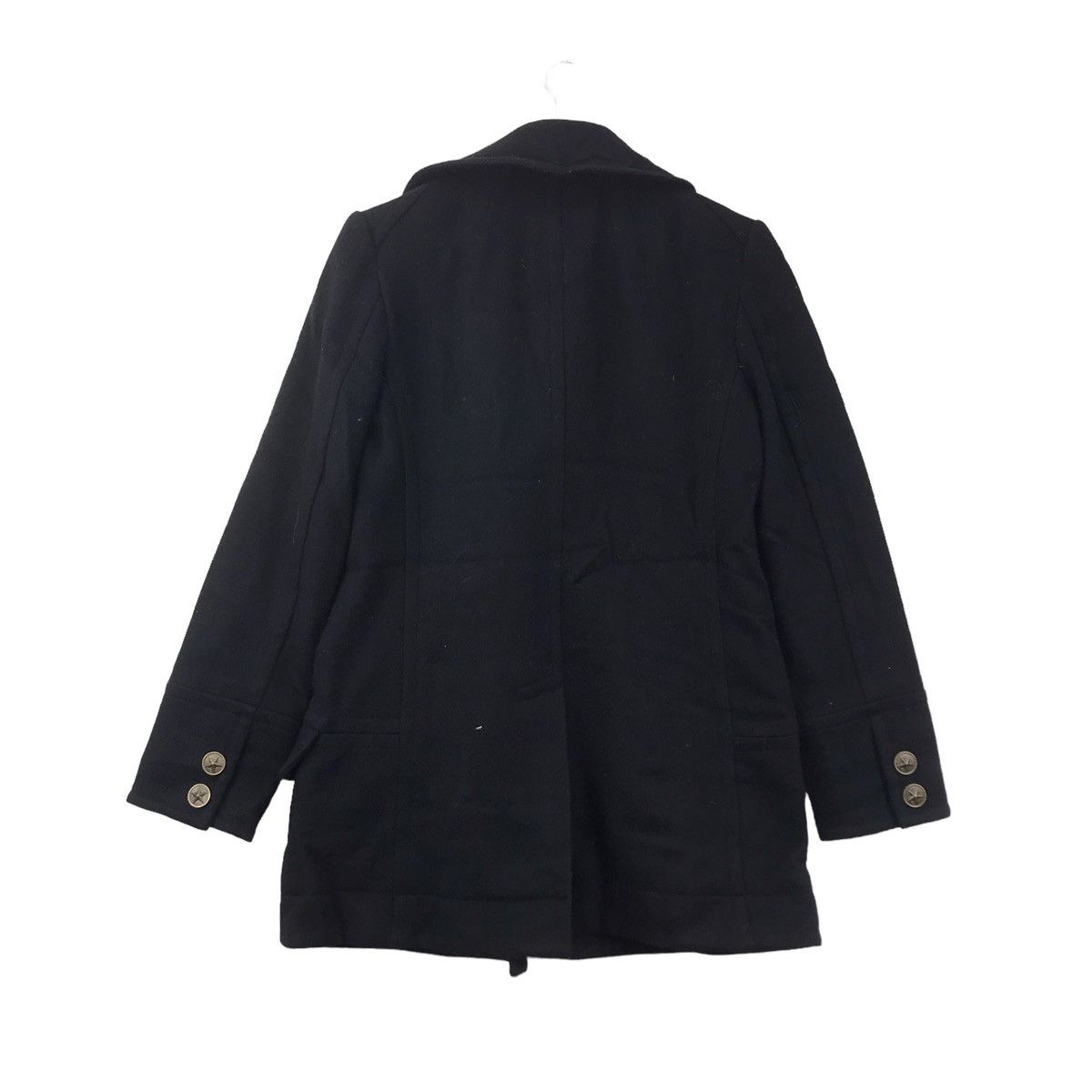 Marc Jacobs MARC JACOBS United States Brand Black Wool Long Coat Parka Size XS / US 0-2 / IT 36-38 - 7 Thumbnail