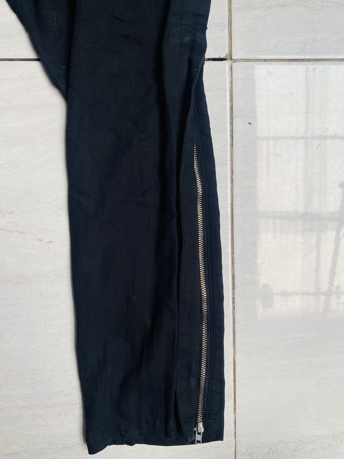 Issey Miyake Issey Miyake Zucca Black Zip Long Pants Size US 32 / EU 48 - 8 Thumbnail