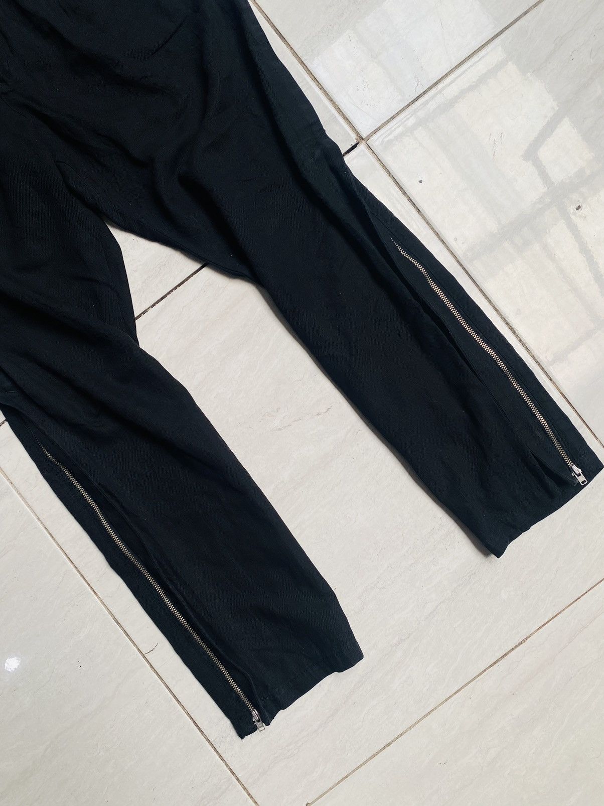 Issey Miyake Issey Miyake Zucca Black Zip Long Pants Size US 32 / EU 48 - 7 Thumbnail