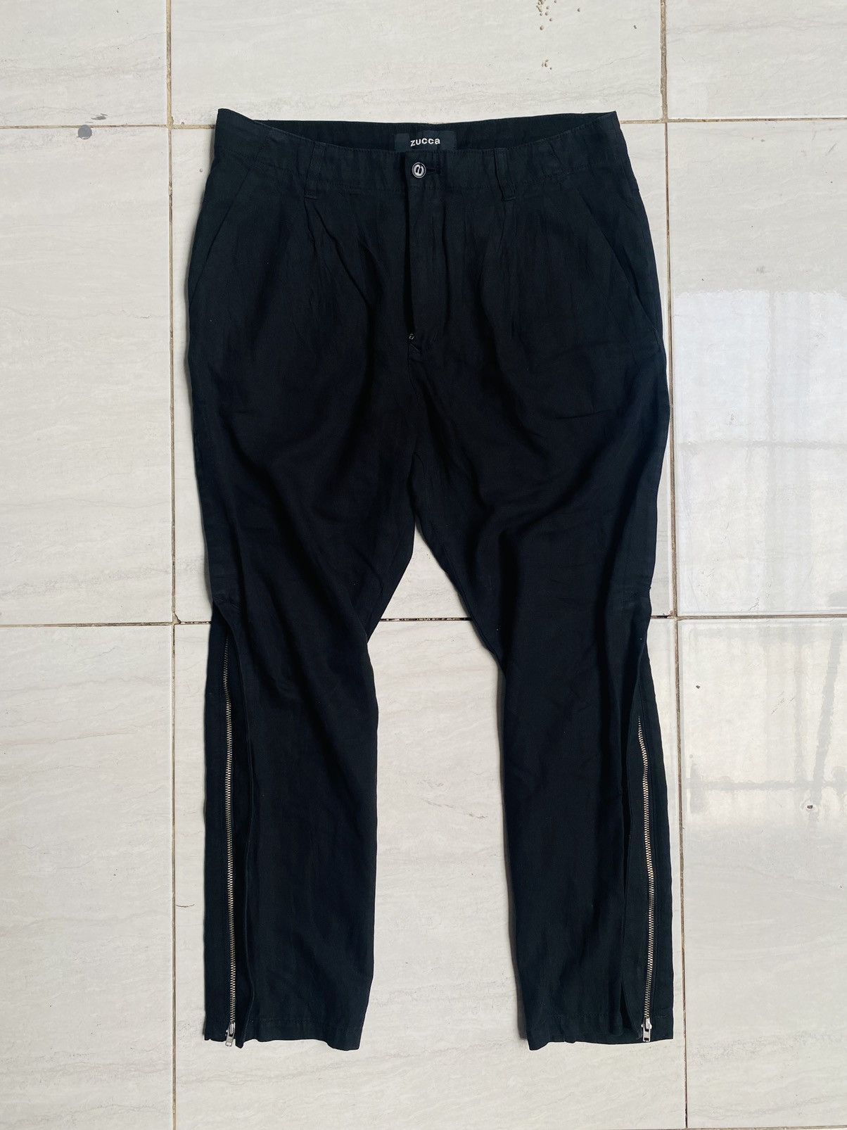 Issey Miyake Issey Miyake Zucca Black Zip Long Pants Size US 32 / EU 48 - 6 Thumbnail