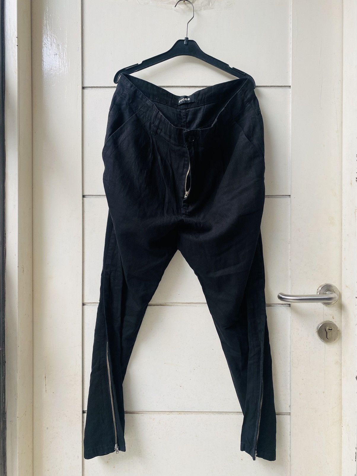 Issey Miyake Issey Miyake Zucca Black Zip Long Pants Size US 32 / EU 48 - 23 Thumbnail