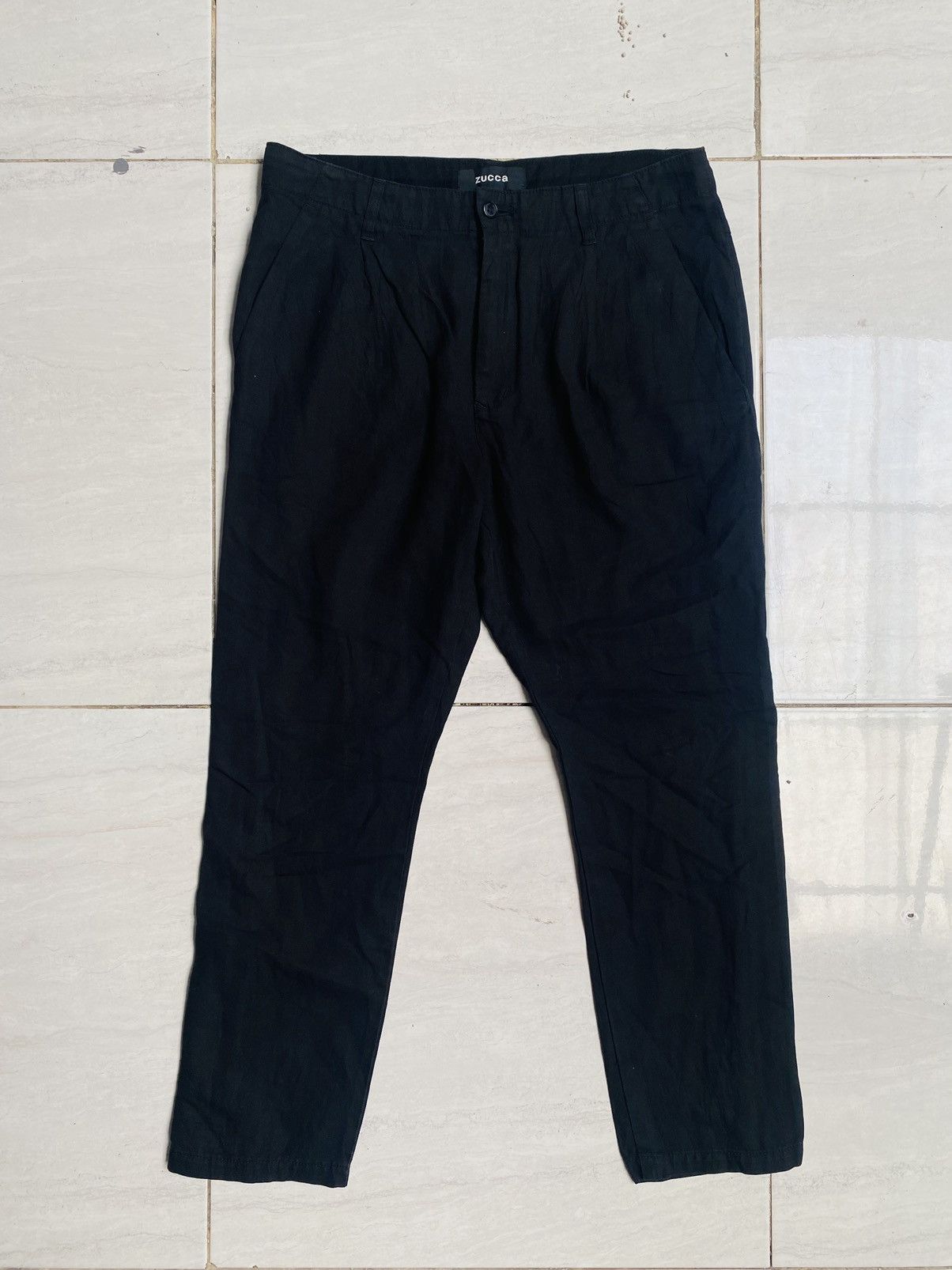 Issey Miyake Issey Miyake Zucca Black Zip Long Pants Size US 32 / EU 48 - 1 Thumbnail