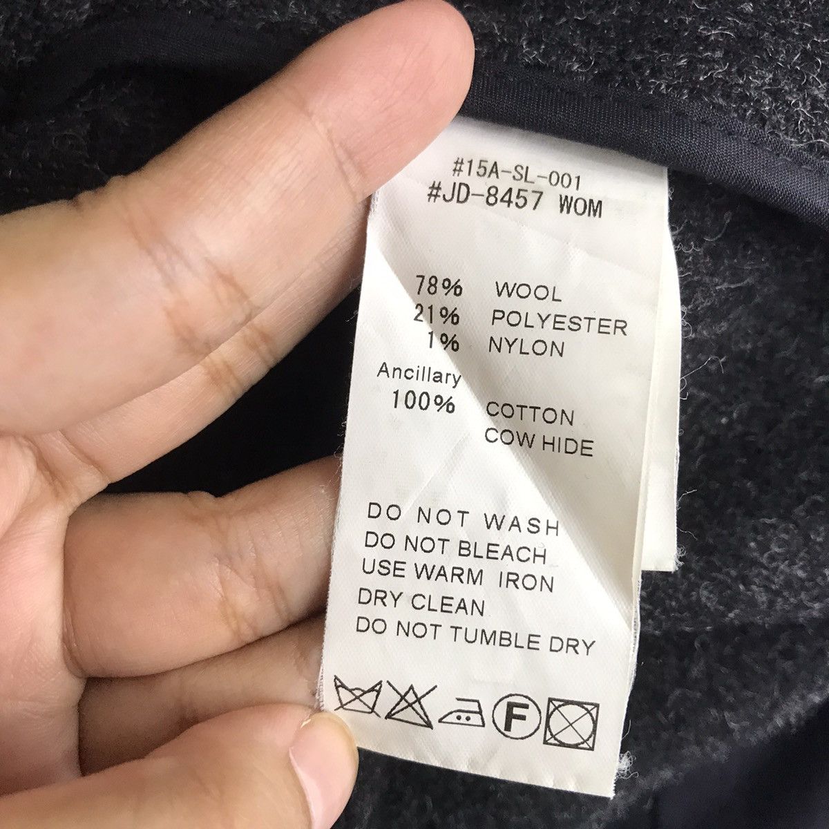 Danton Vintage DANTON VETEMENTS De TRAVAIL Wool Hooded Overcoat l Size US XS / EU 42 / 0 - 6 Thumbnail