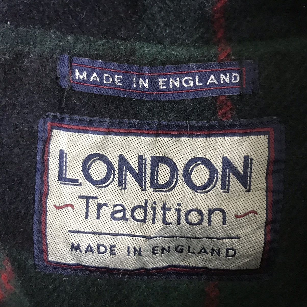 Vintage Vintage LONDON TRADITION ENGLAND Black WoolDuffle CoatJacket Size US S / EU 44-46 / 1 - 4 Thumbnail