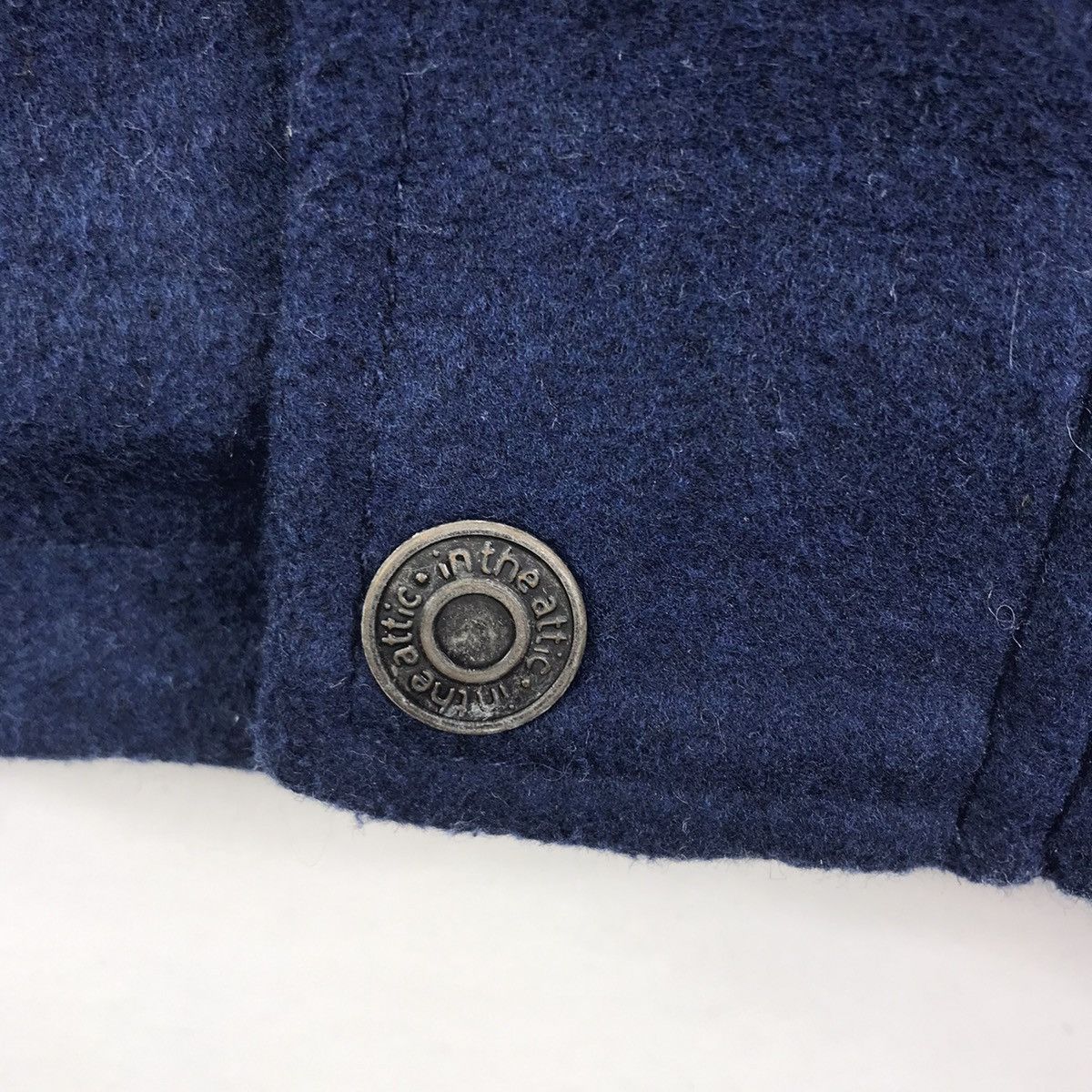In The Attic IN THE ATTIC Japan Brand Duffle Navy Hooded Coat Size US M / EU 48-50 / 2 - 4 Thumbnail