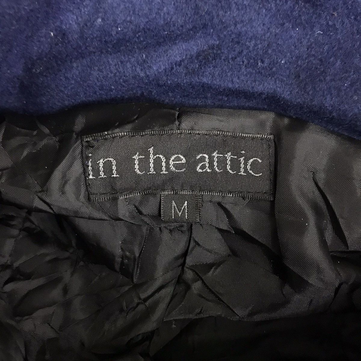 In The Attic IN THE ATTIC Japan Brand Duffle Navy Hooded Coat Size US M / EU 48-50 / 2 - 5 Thumbnail